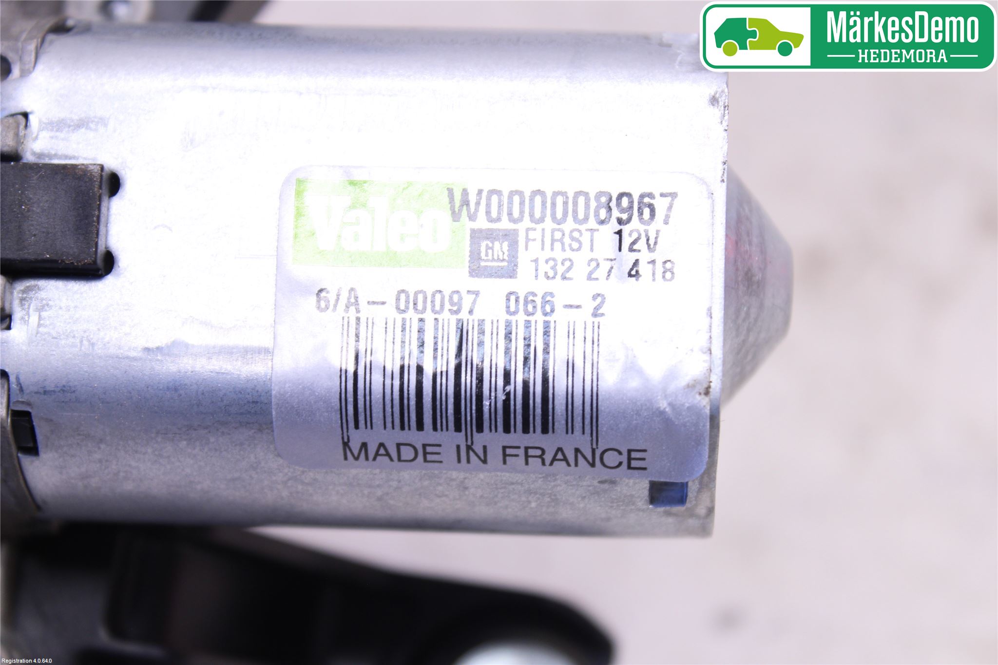 Opel INSIGNIA 09-16 Viskermotor Bakluke