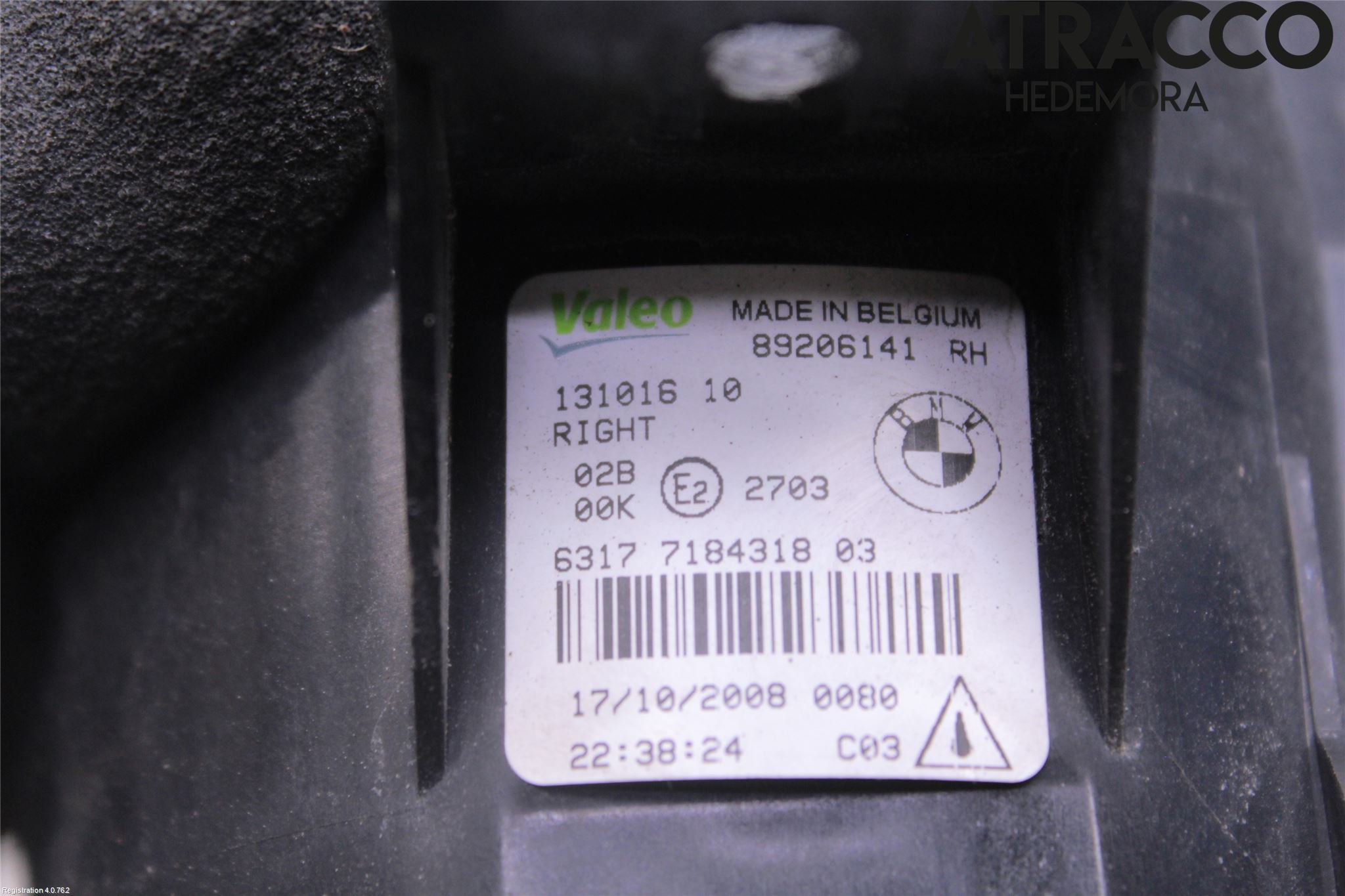 BMW X3 E83     03-10 Frontlykt-Kurve-Tåkelys