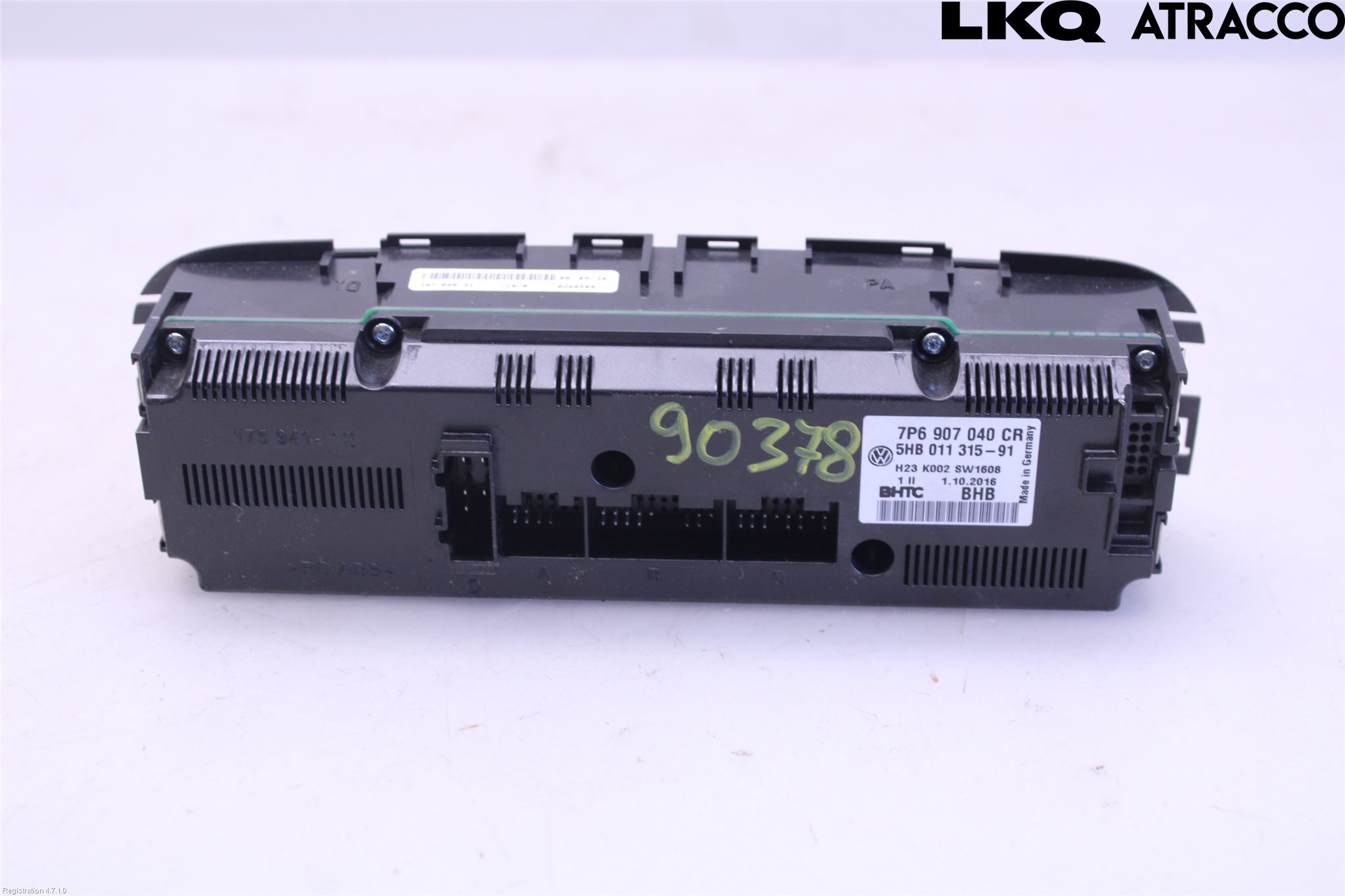 Volkswagen VW TOUAREG 7P 11-18 Varme Ac Betjening-Display