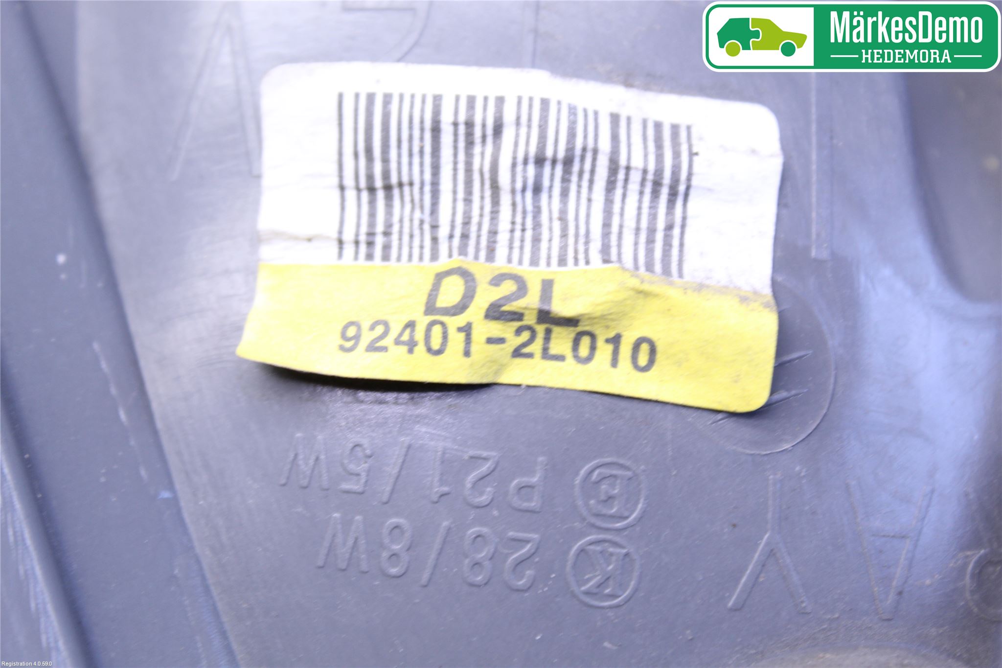 Hyundai i30 FD 07-12 Baklykt Venstre