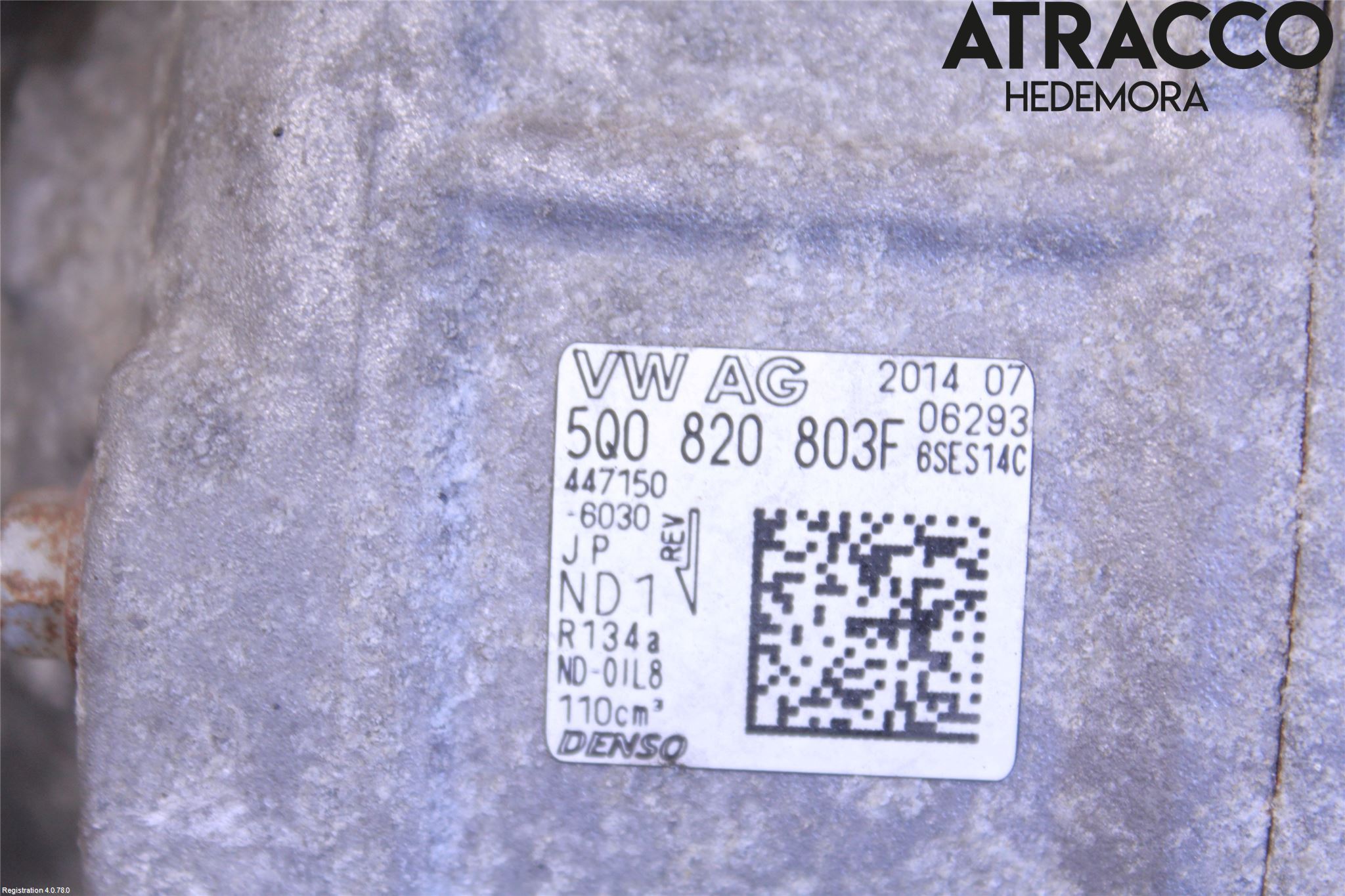 Audi A3/S3 8V 13-20 Varme Ac Kompressor