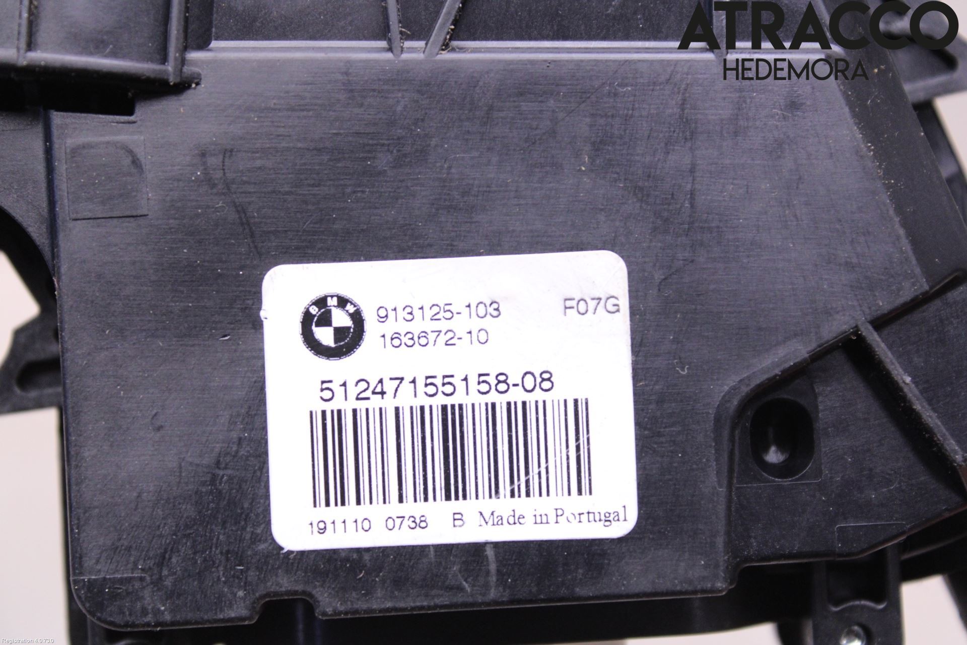 BMW 5 F10/F11/F18 09-17 Bakluke-Lokk Låsekasse