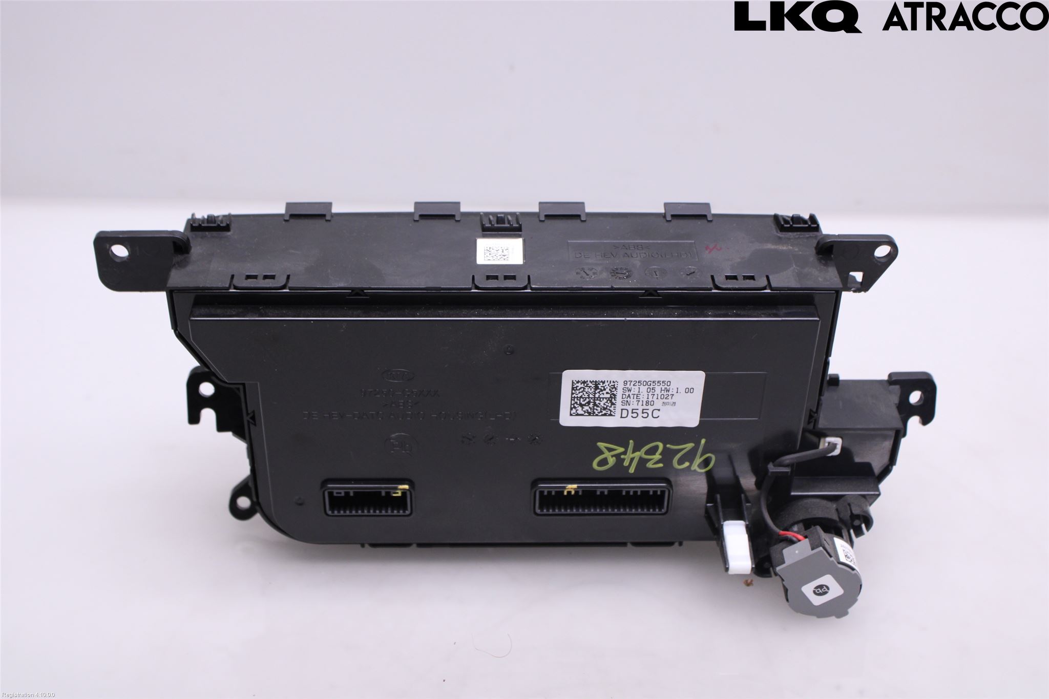 Kia NIRO (DE) 17-22 Varme Ac Betjening-Display