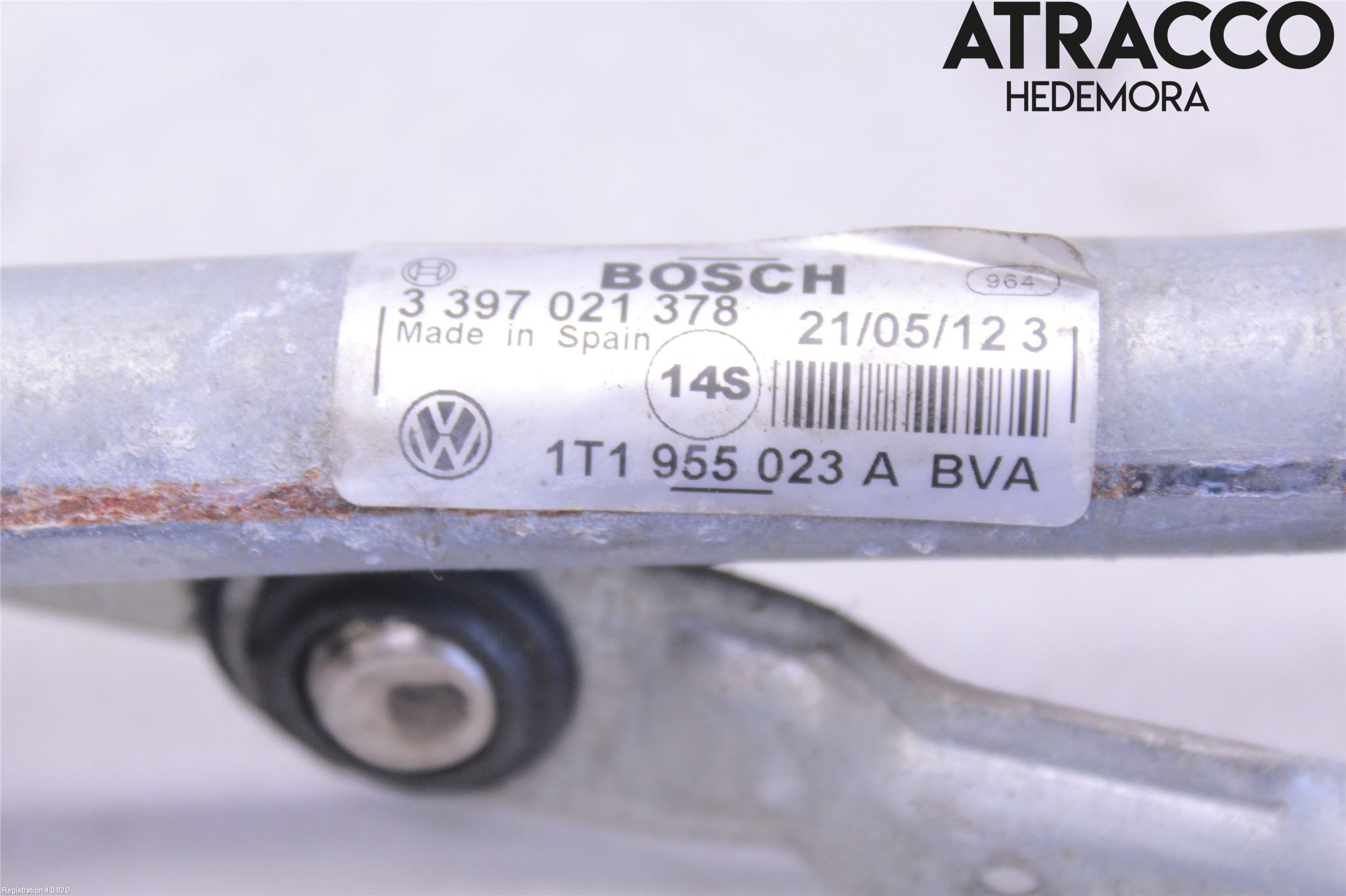 Volkswagen VW CADDY 11-15 Viskeroverføring Frontrute