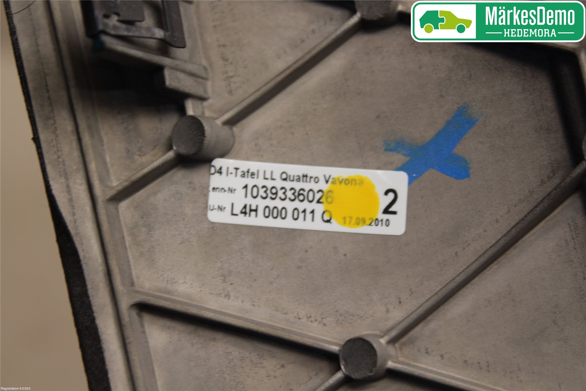 Audi A8/S8 4H 10-17 Innr Dekor Instrbord