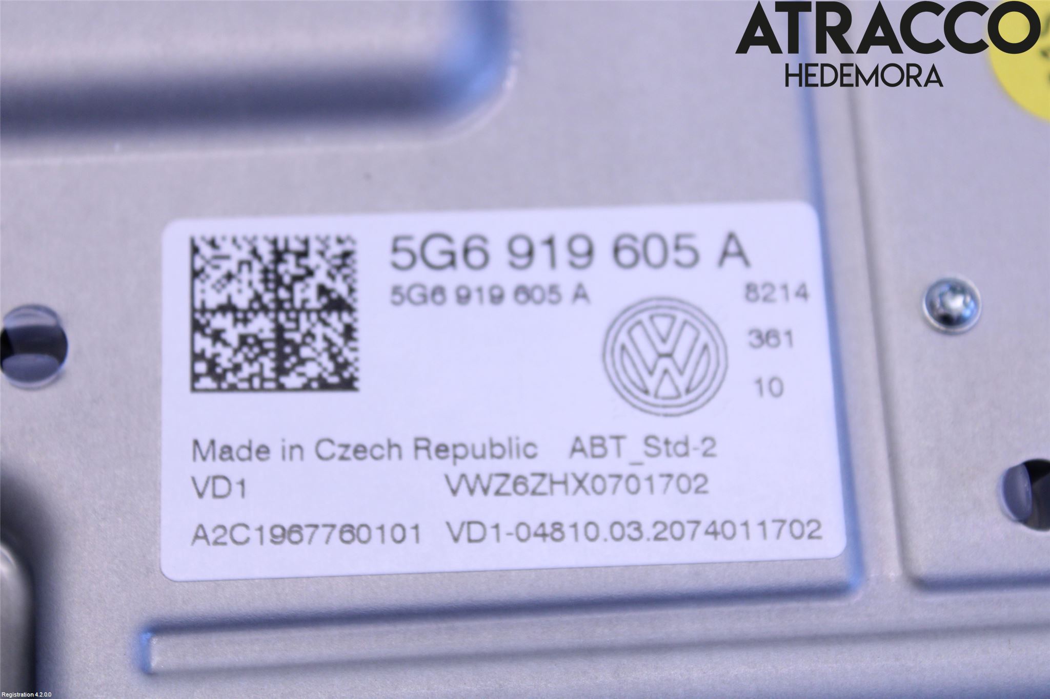 Volkswagen VW T-ROC 18- Stereo Radio Med Cd