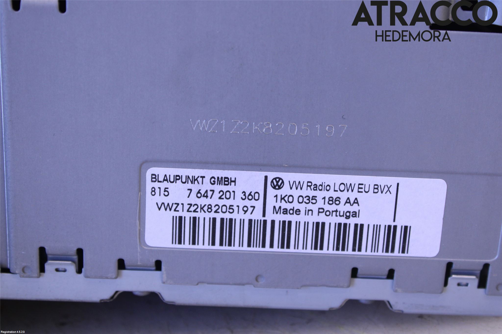 Volkswagen VW CADDY      04-10 Stereo Radio Med Cd