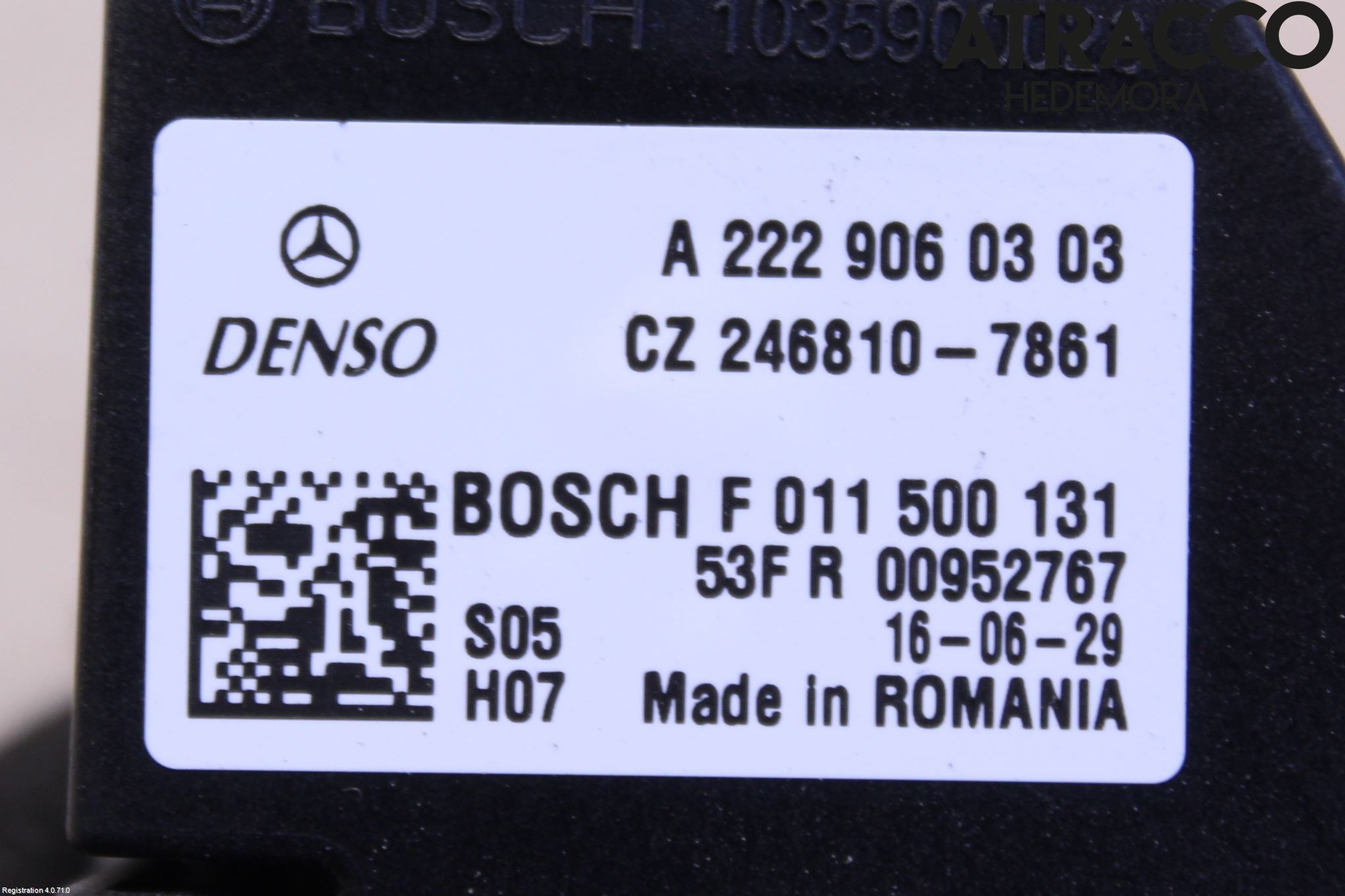 Mercedes-Benz MB A-KLASS (W176) 13-18 Varmeapparat Viftemotstand