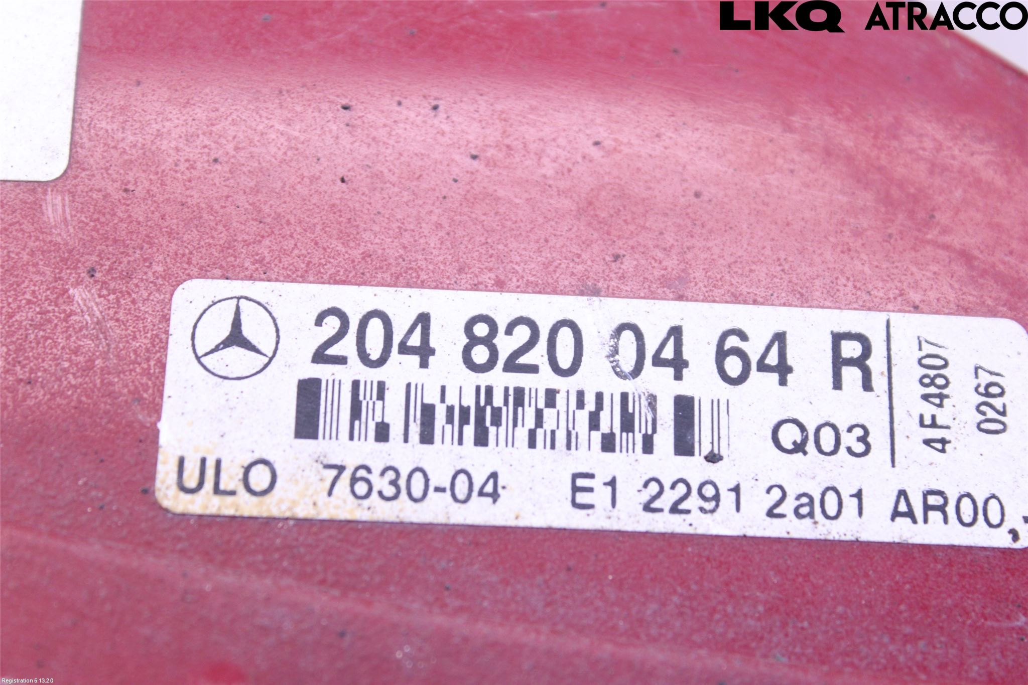 Mercedes-Benz MB C-KLASS (W204) 07-15 Baklykt Høyre