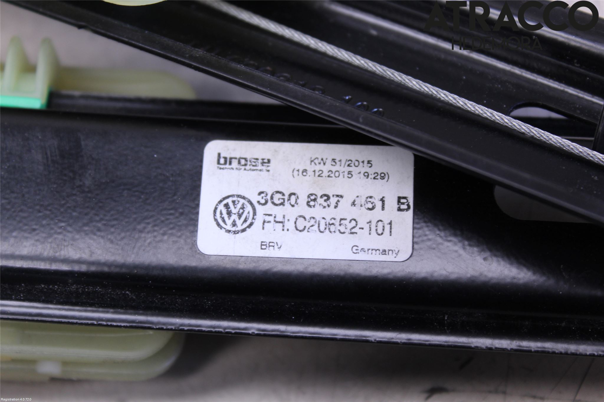 Volkswagen VW PASSAT 15-19 Vindusheis El Komp