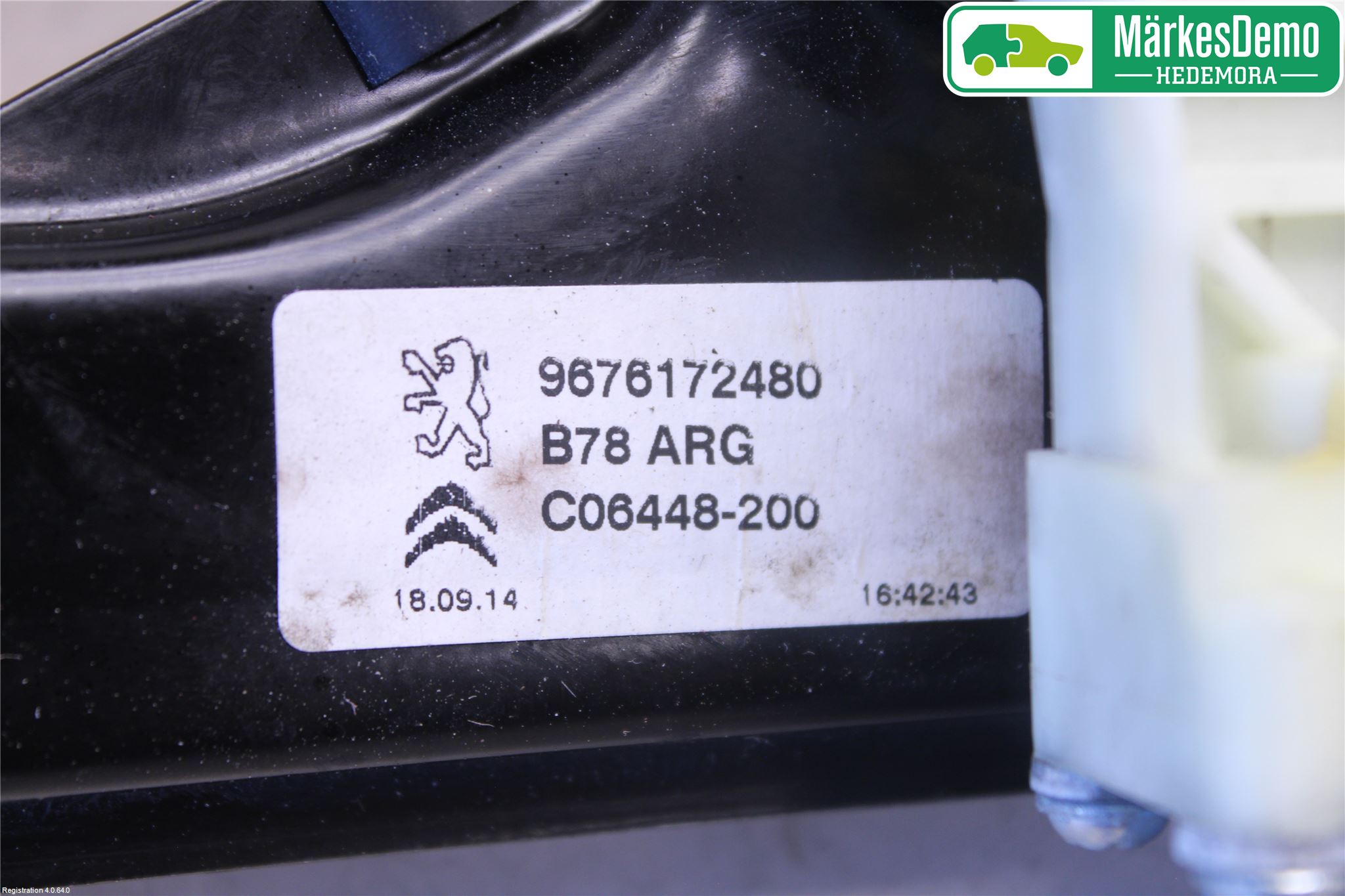 Citroen C4 GRAND PICASSO 14-18 Vindusheis El Komp