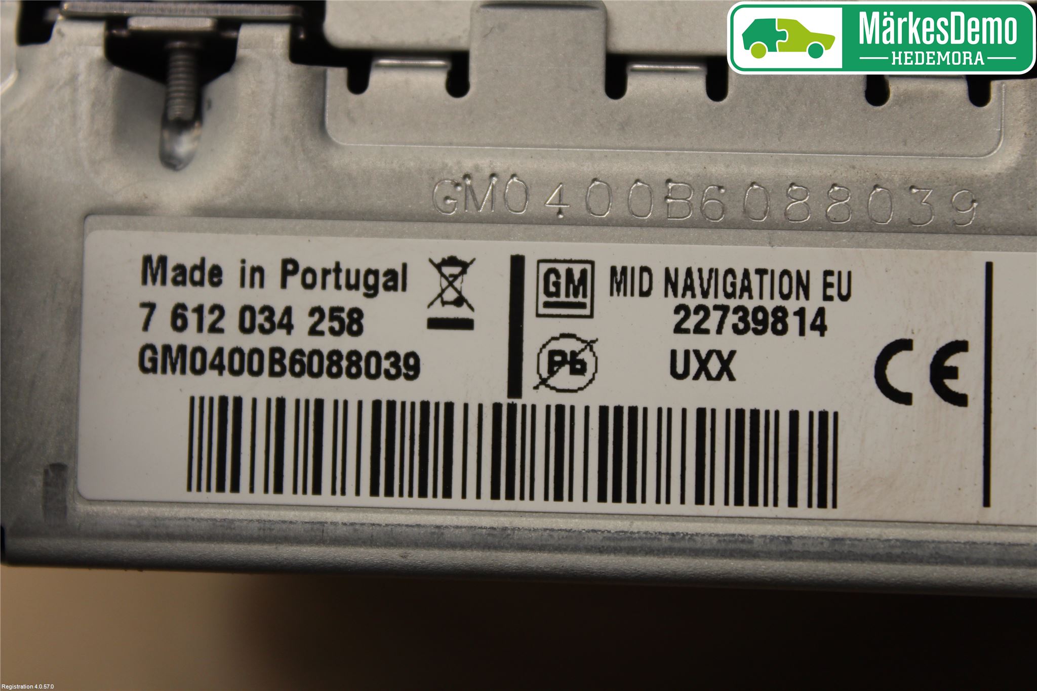 Opel INSIGNIA 09-16 Stereo Radio Med Cd
