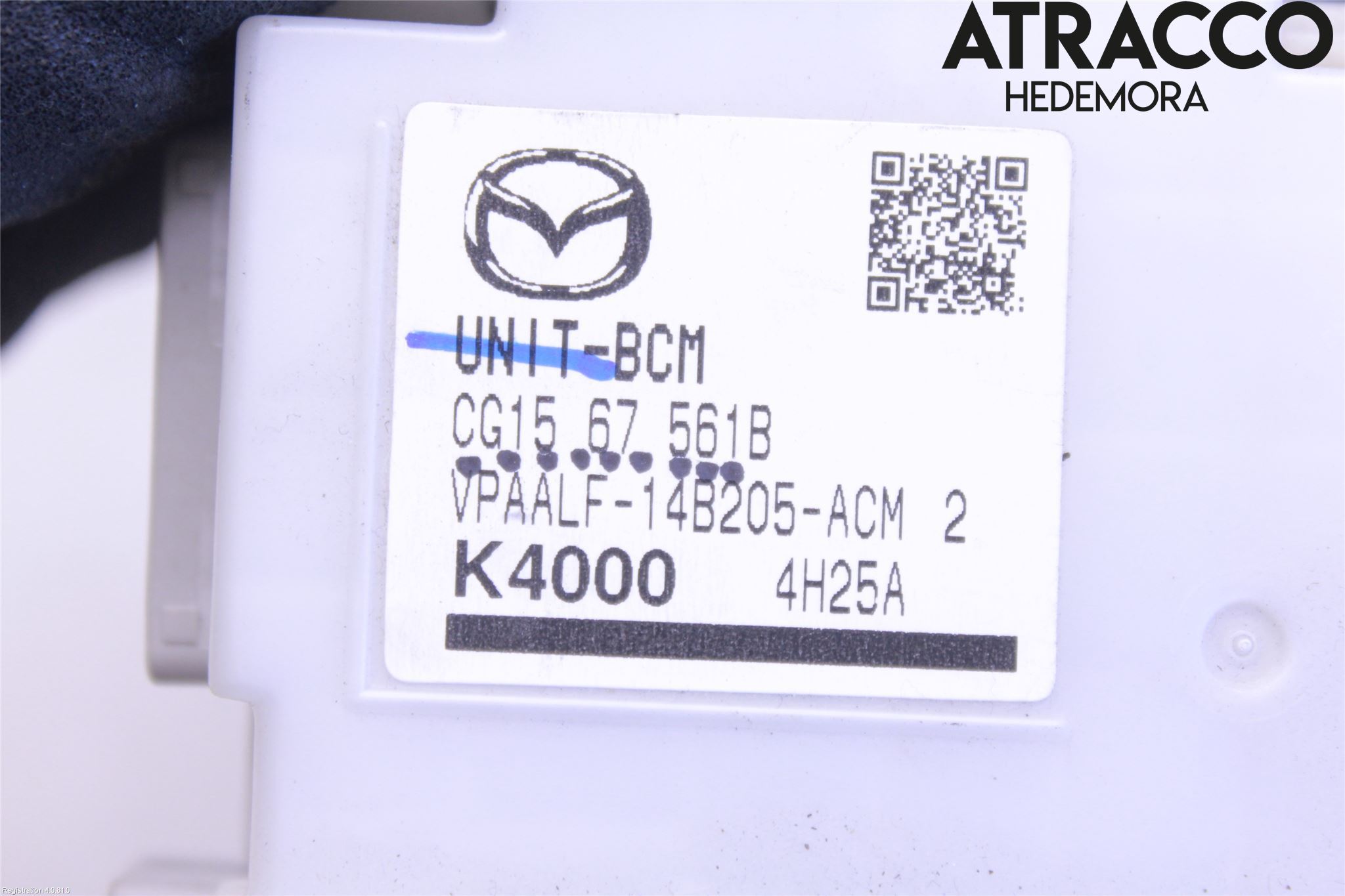 Mazda 5 10-18 Styreenhet Øvrig