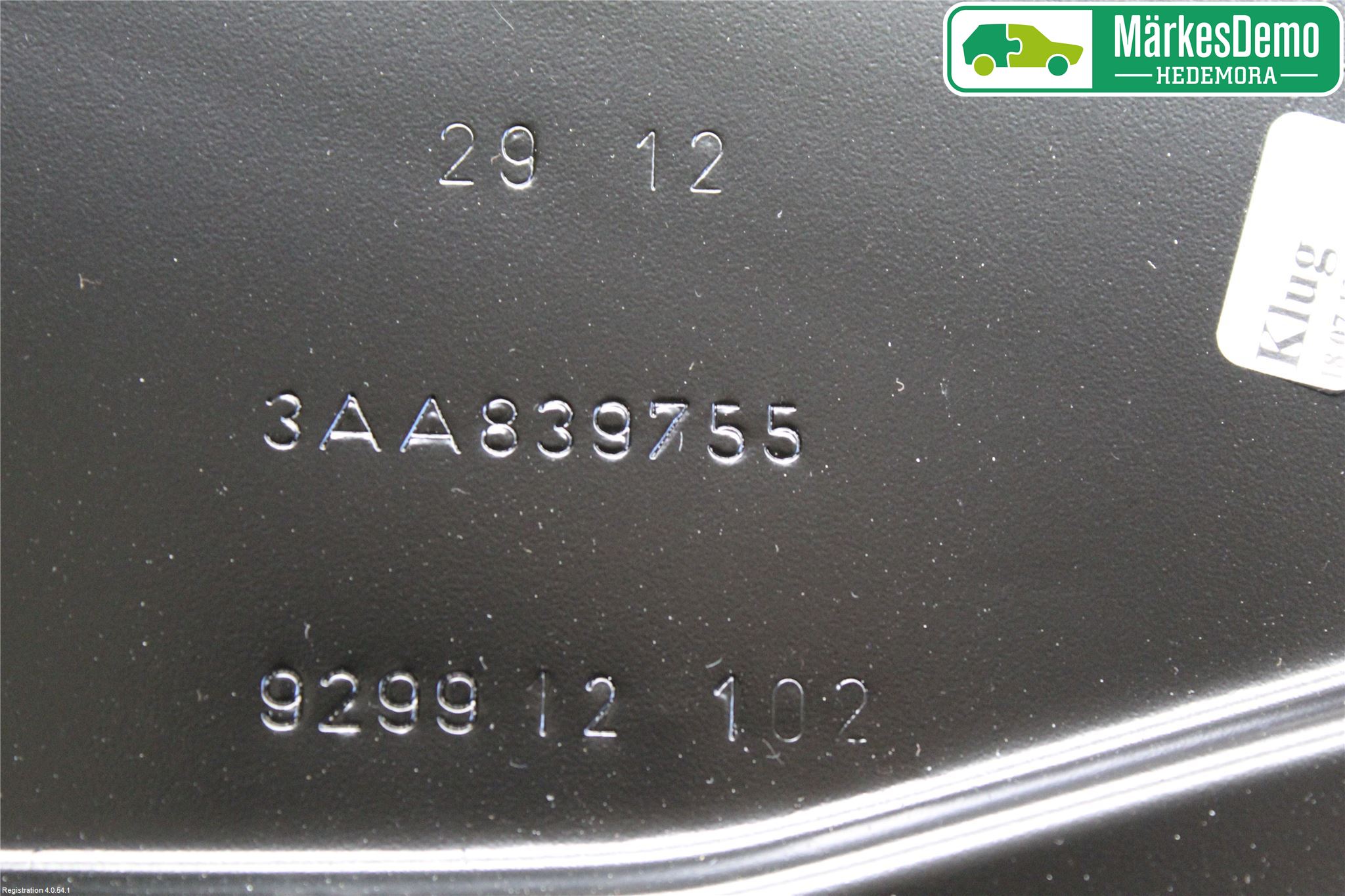 Volkswagen VW PASSAT 11-14 Vindusheis El Komp