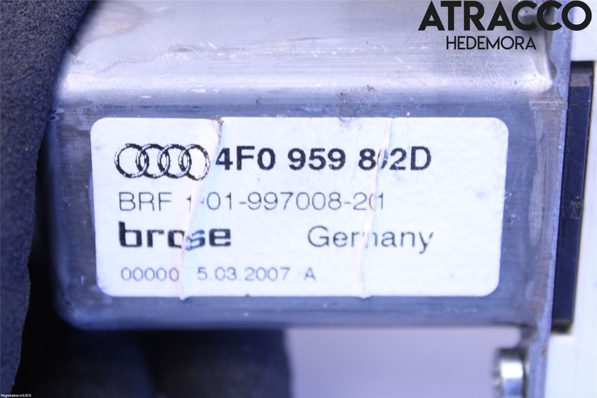 Audi A6/S6     05-11 Vindusheismotor