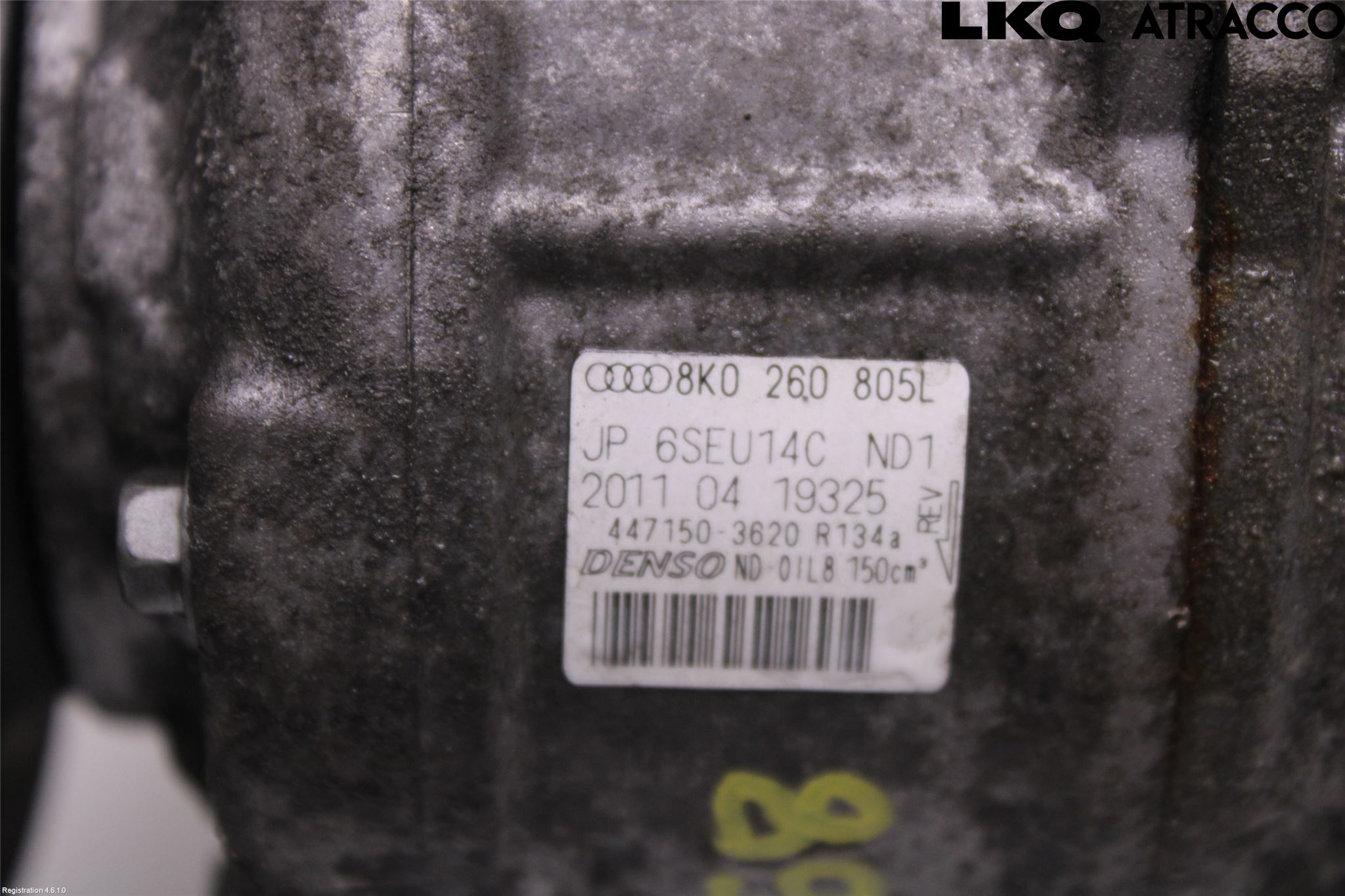 Audi A4/S4 08-11 Varme Ac Kompressor