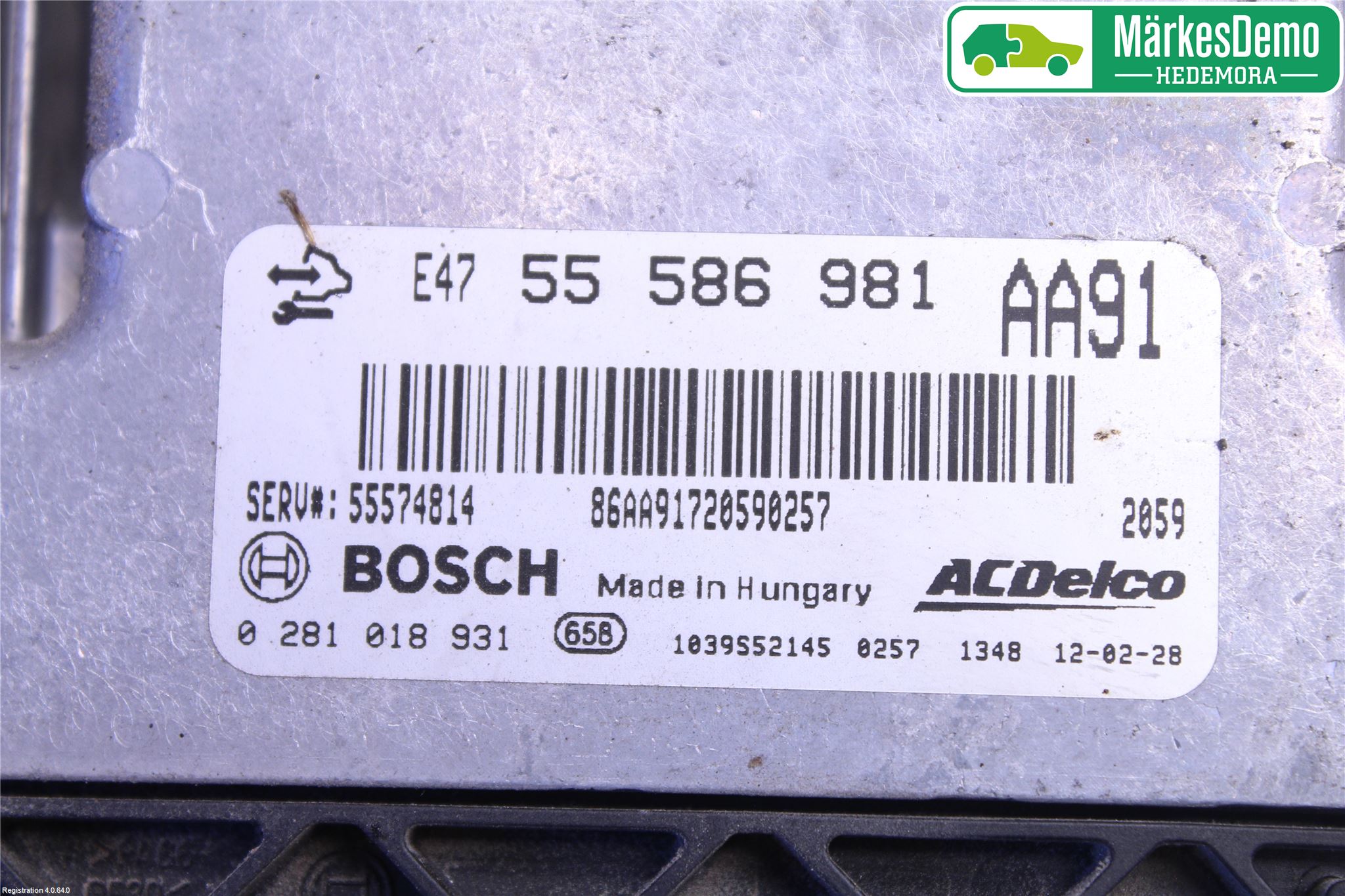 Opel INSIGNIA 09-16 Styreenhet Innsprøytning