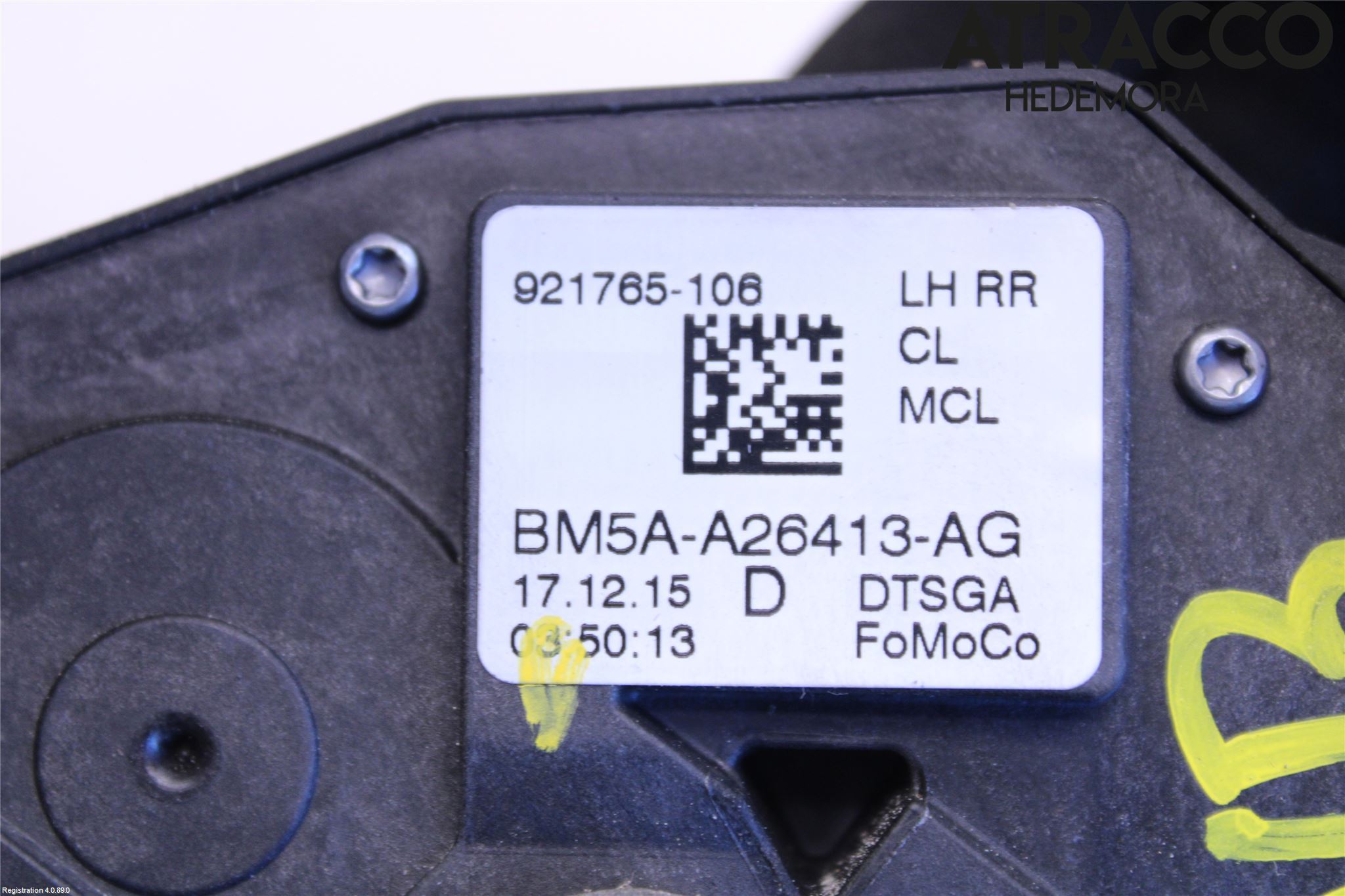 Ford FOCUS 15-18 Dørlås - Låsekasse