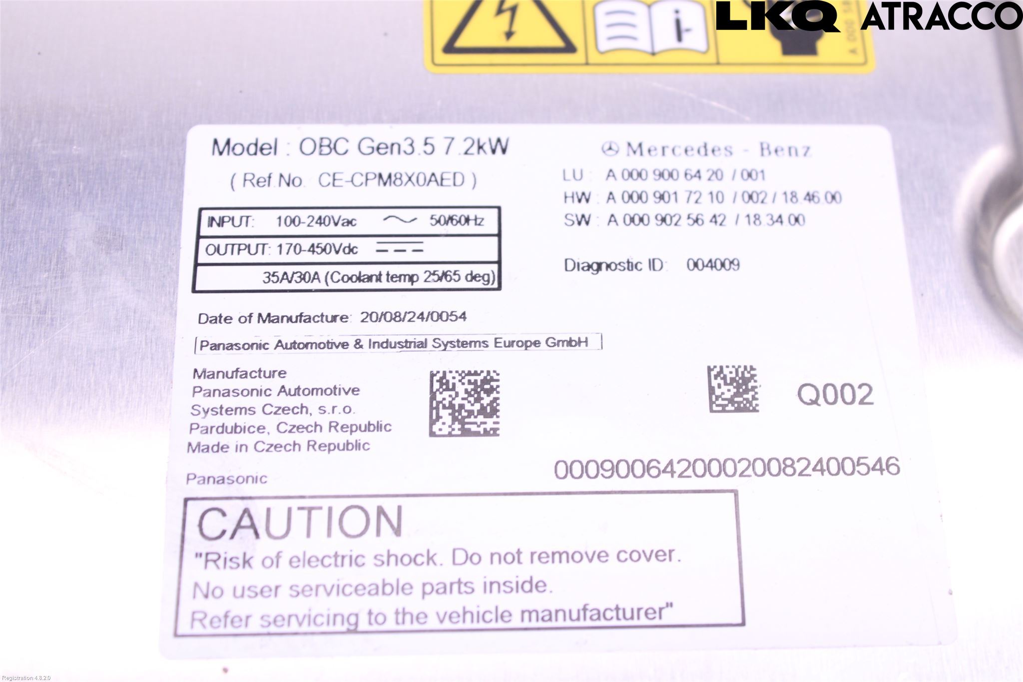 Mercedes-Benz MB GLC-KLASS (X253/C253) 15-22 Batterilader Hybrid