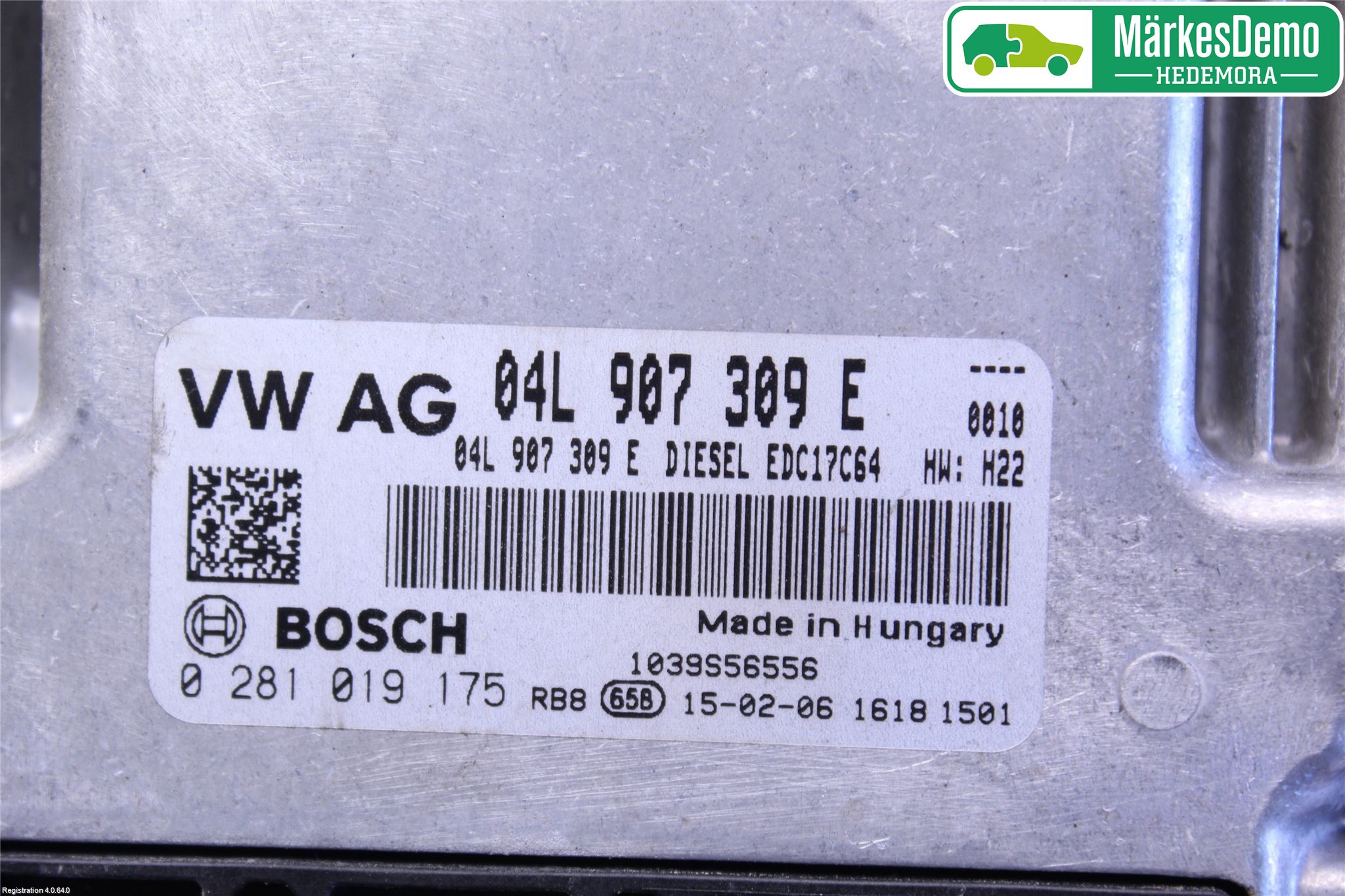 Audi A3/S3 8V 13-20 Styreenhet Dieselpumpe