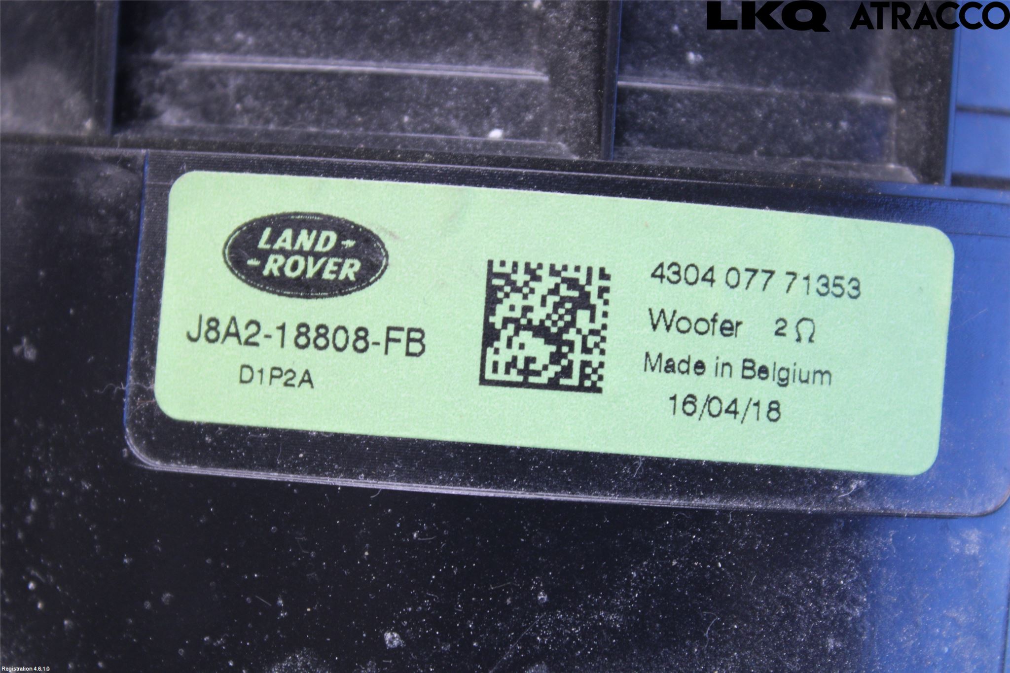 Landrover RANGE ROVER VELAR (L560) 17- Innr Høyttaler