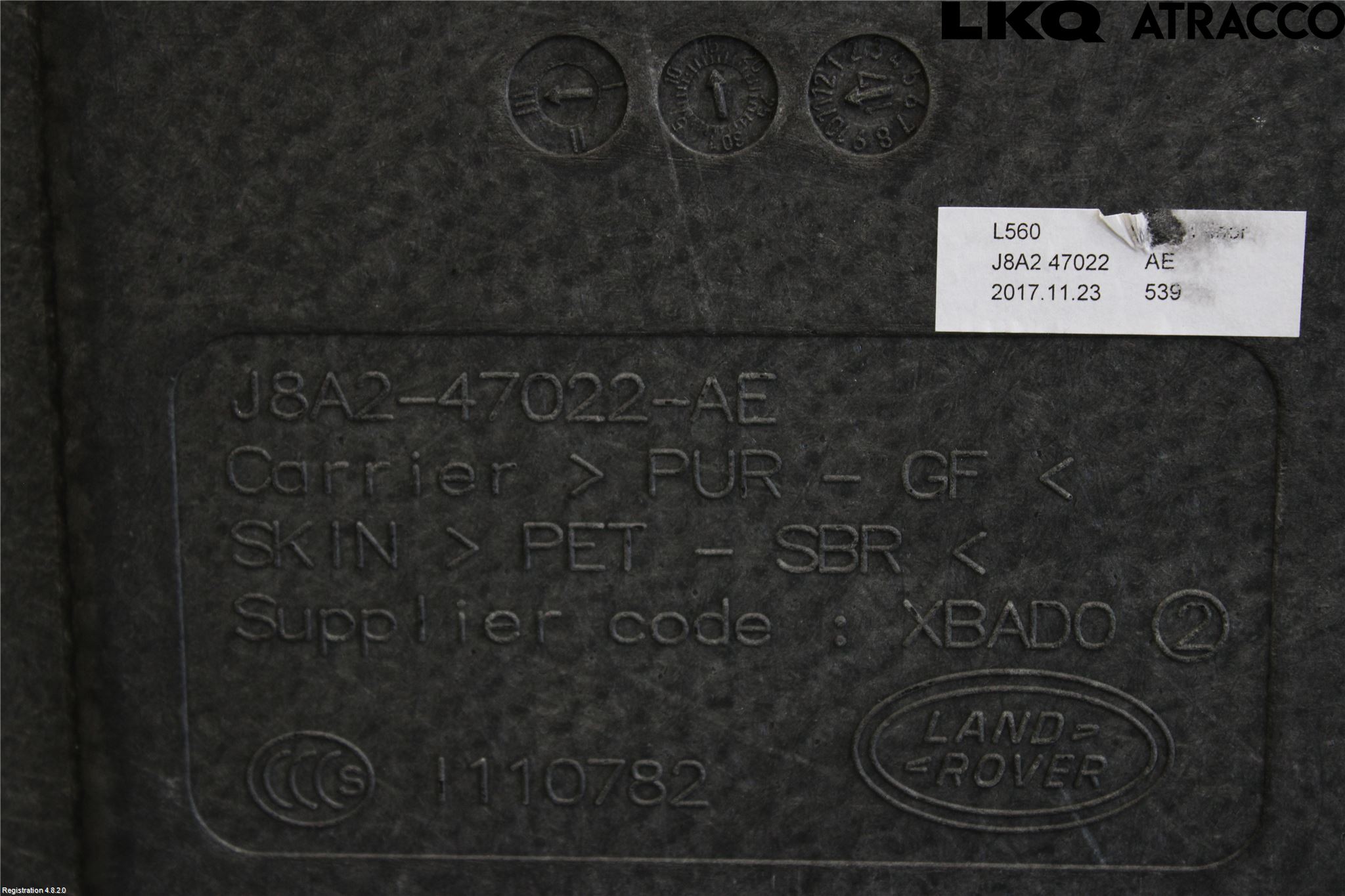 Landrover RANGE ROVER VELAR (L560) 17- Bakluke Bun (Utgår 5023)