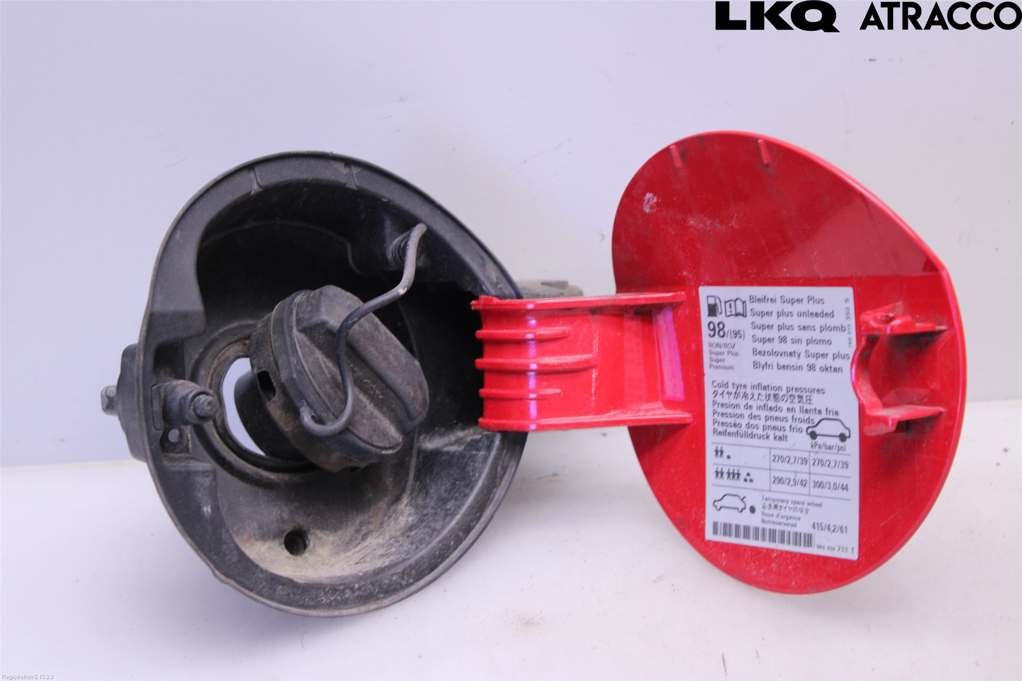 Volkswagen VW GOLF VI 09-13 Drivstoff Tankluke