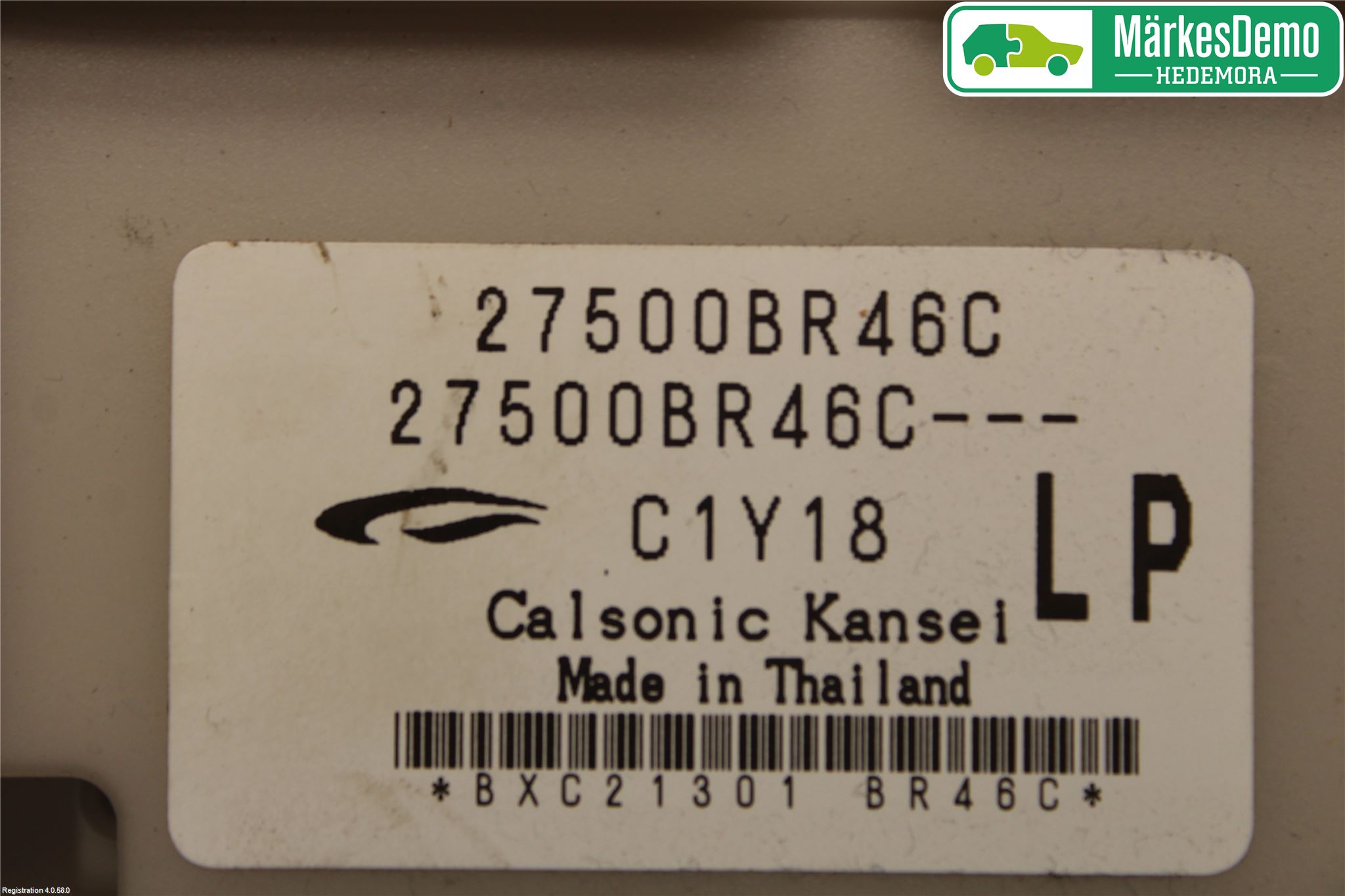 Nissan QASHQAI 10-14 Varme Ac Betjening-Display