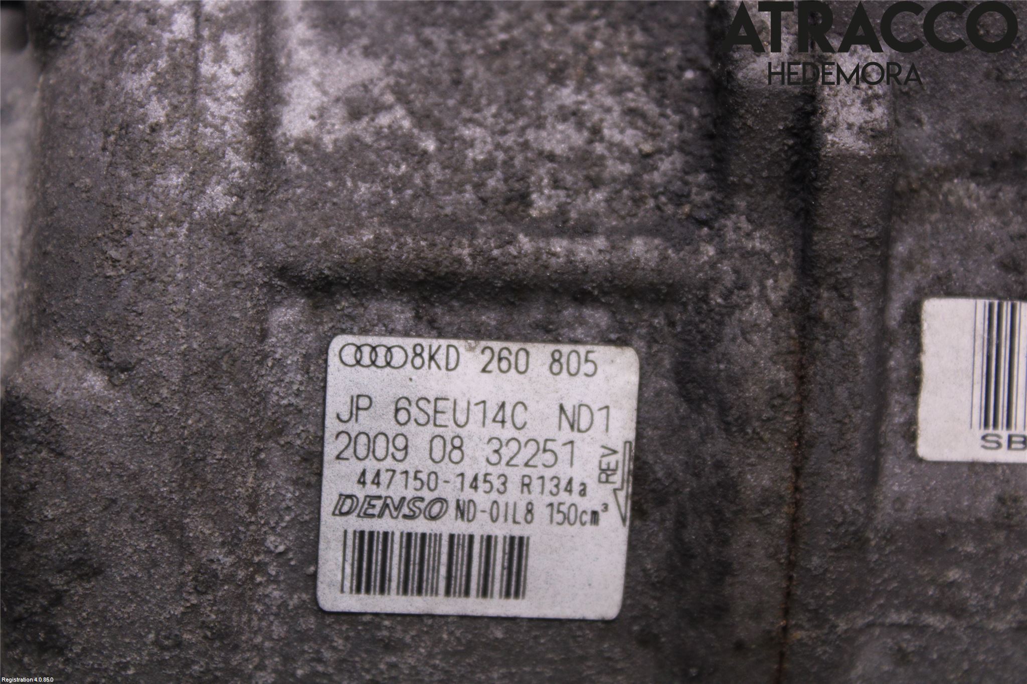 Audi A4/S4 08-11 Varme Ac Kompressor