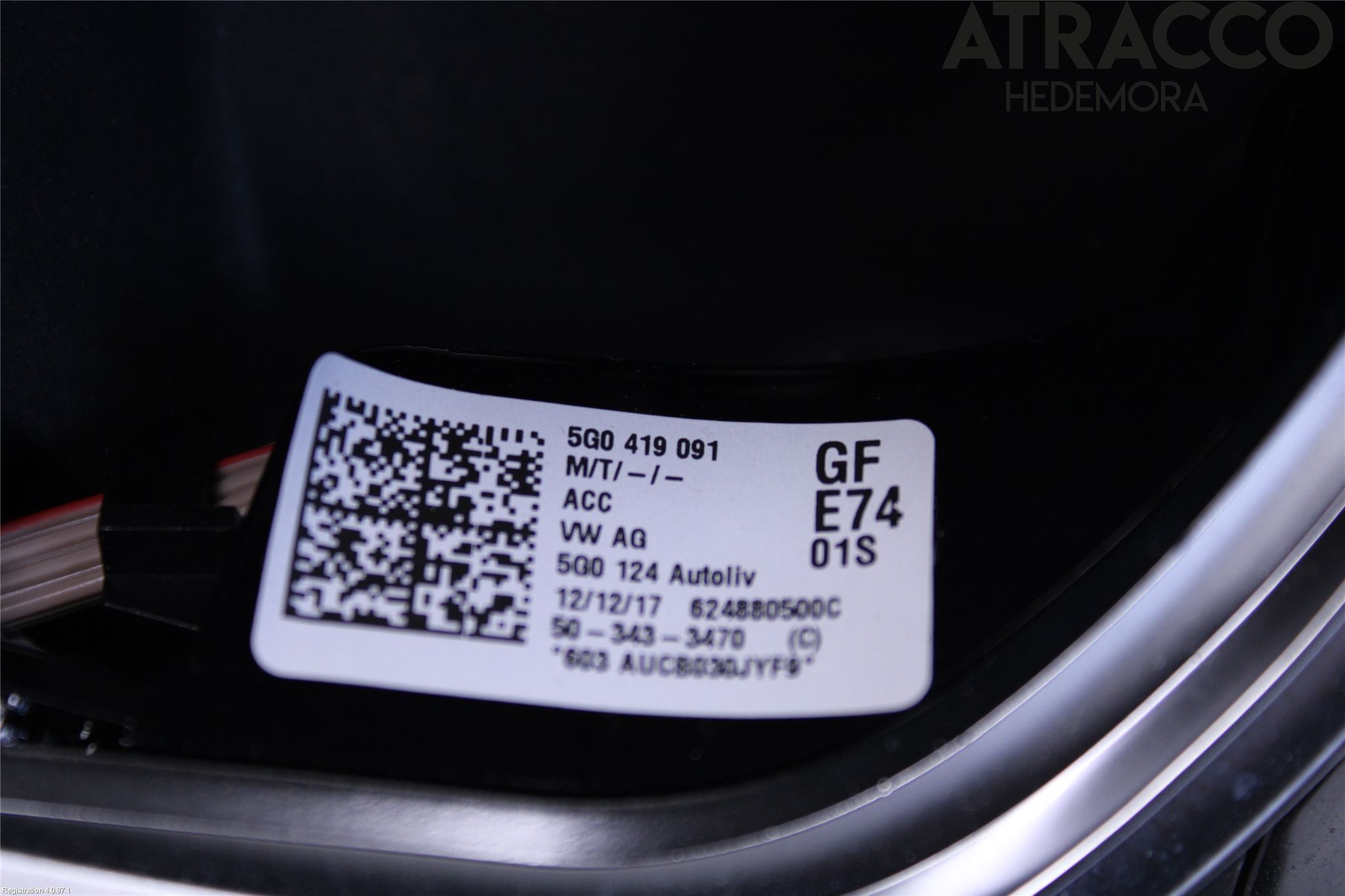 Volkswagen VW GOLF / E-GOLF VII 13-20 Ratt