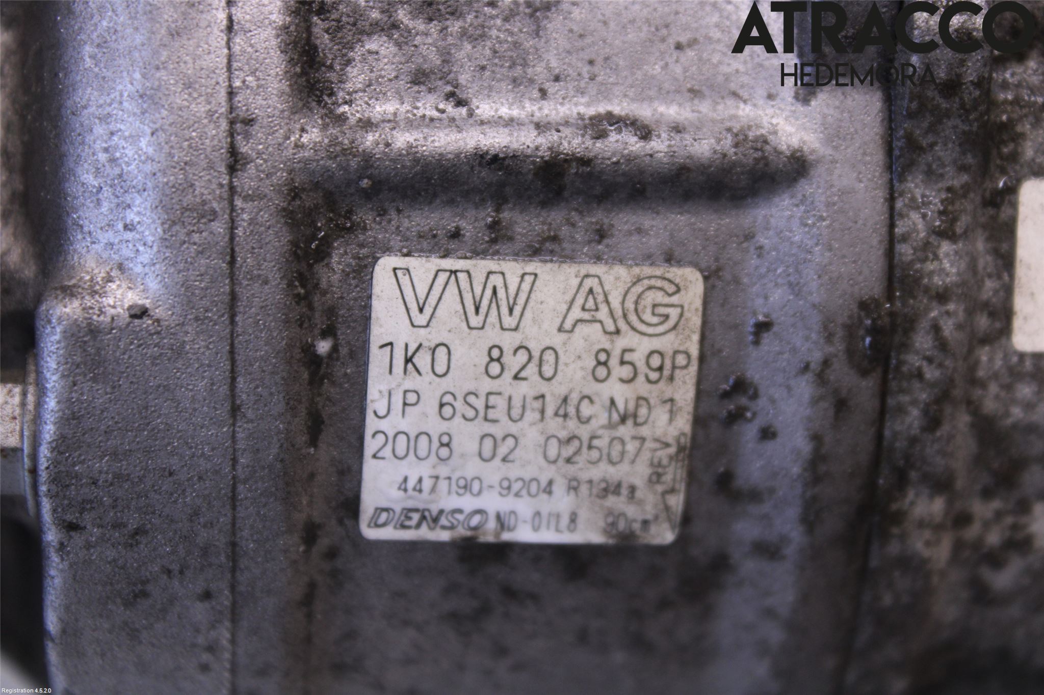 Volkswagen VW TIGUAN 07-16 Varme Ac Kompressor