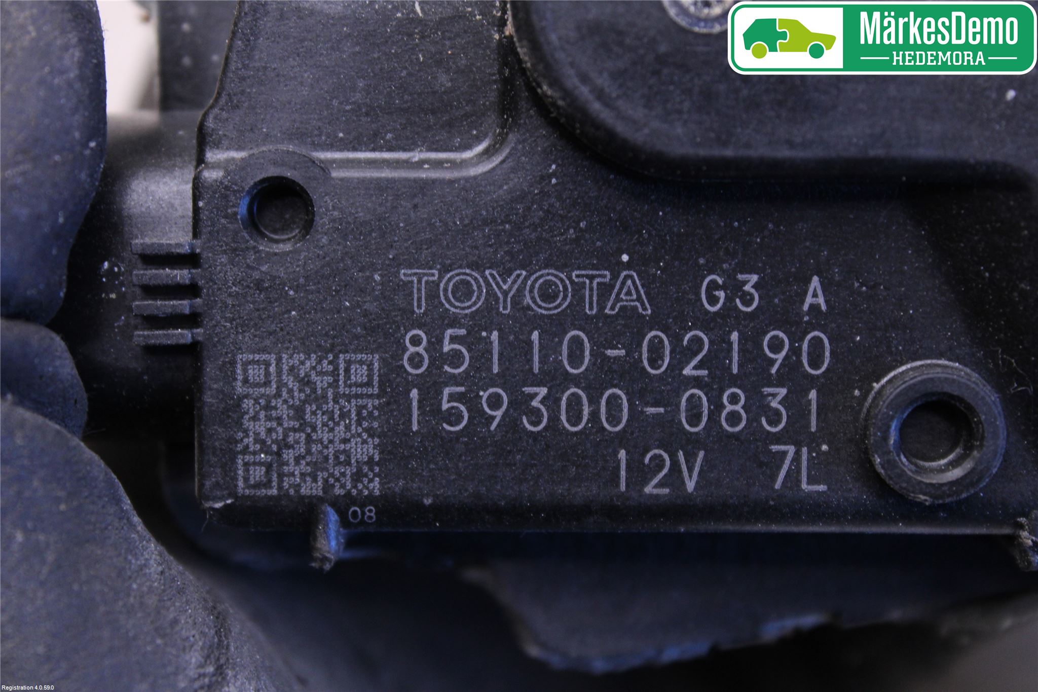 Toyota AURIS 07-09 Viskermotor Frontrute