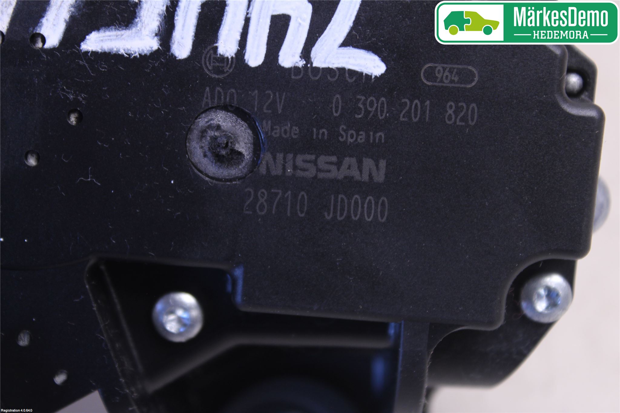 Nissan QASHQAI 10-14 Viskermotor Bakluke