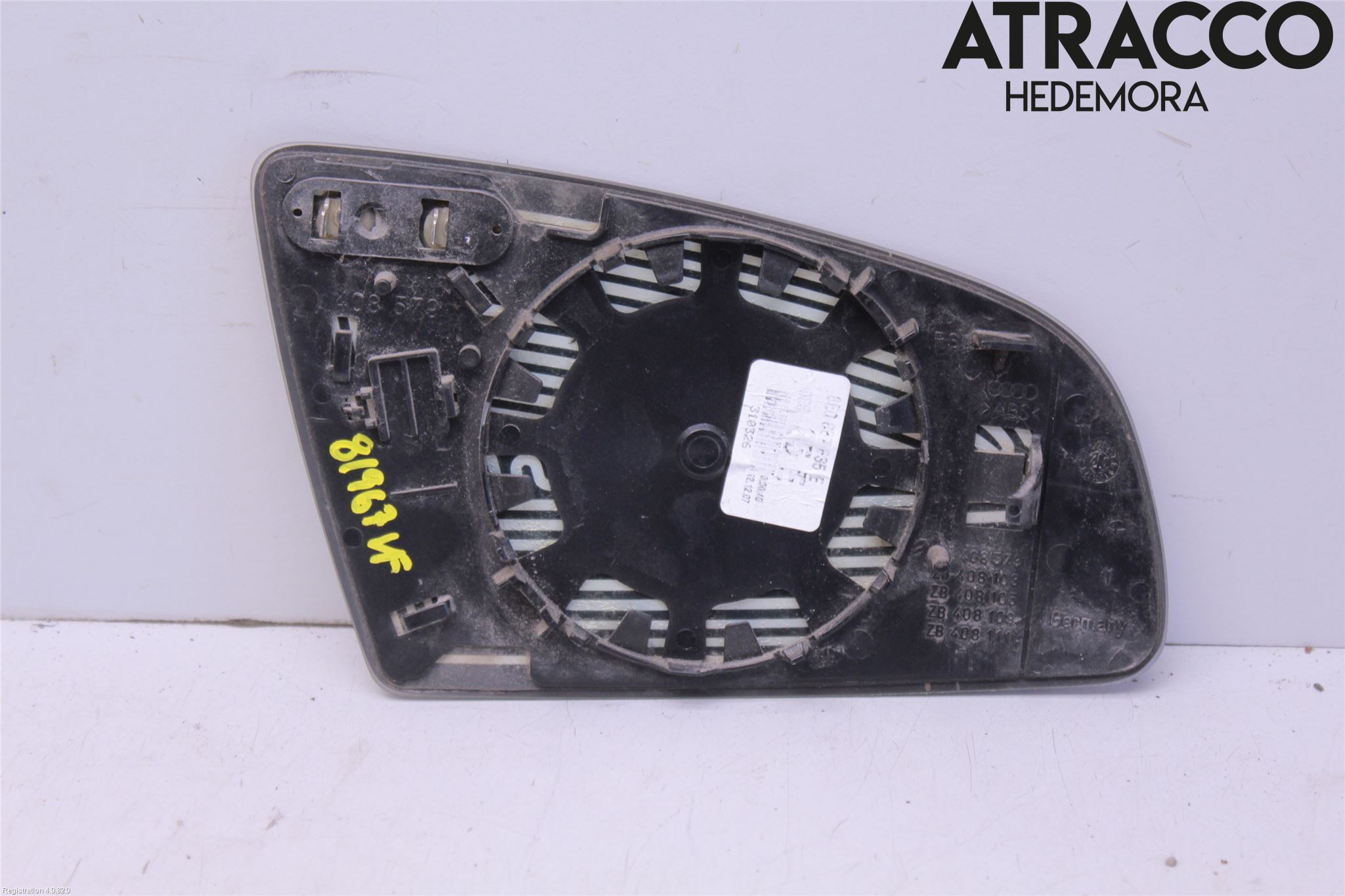 Audi A4/S4 05-07 Speil Glass V