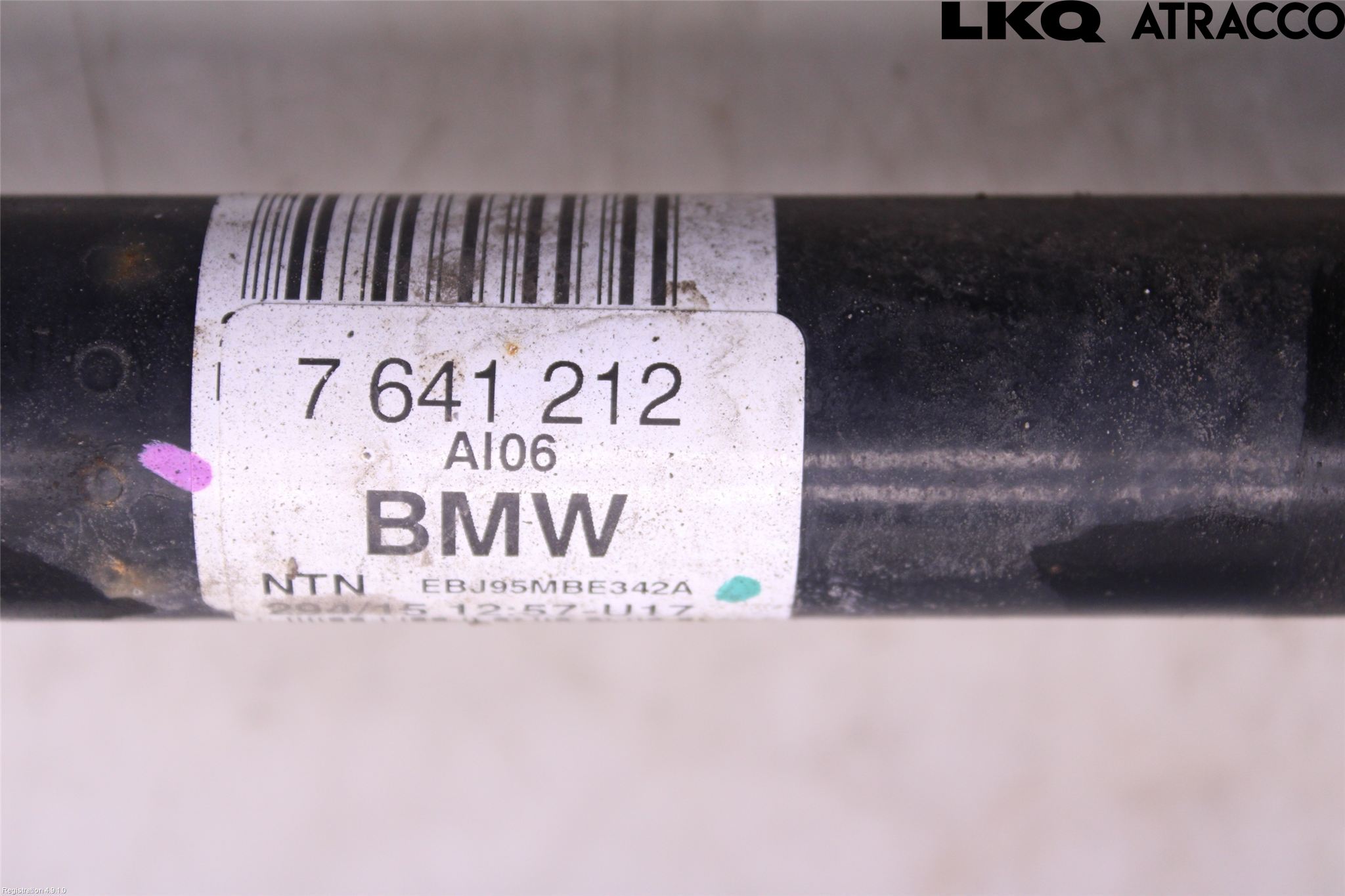 BMW i3 I01 13-22 Drivaksel Bak Kompl Høyre