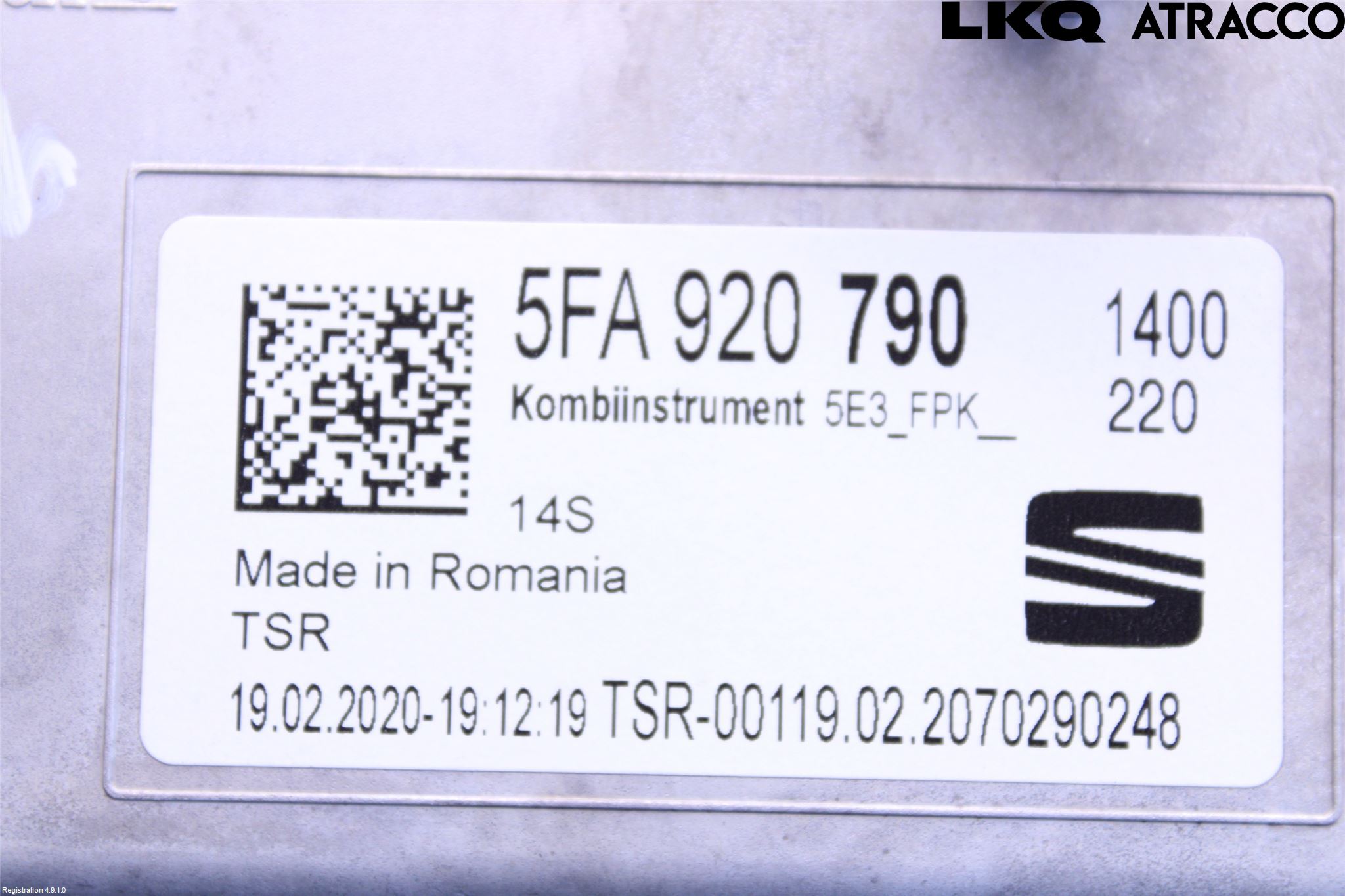 Seat LEON 20- Instr Kombinert