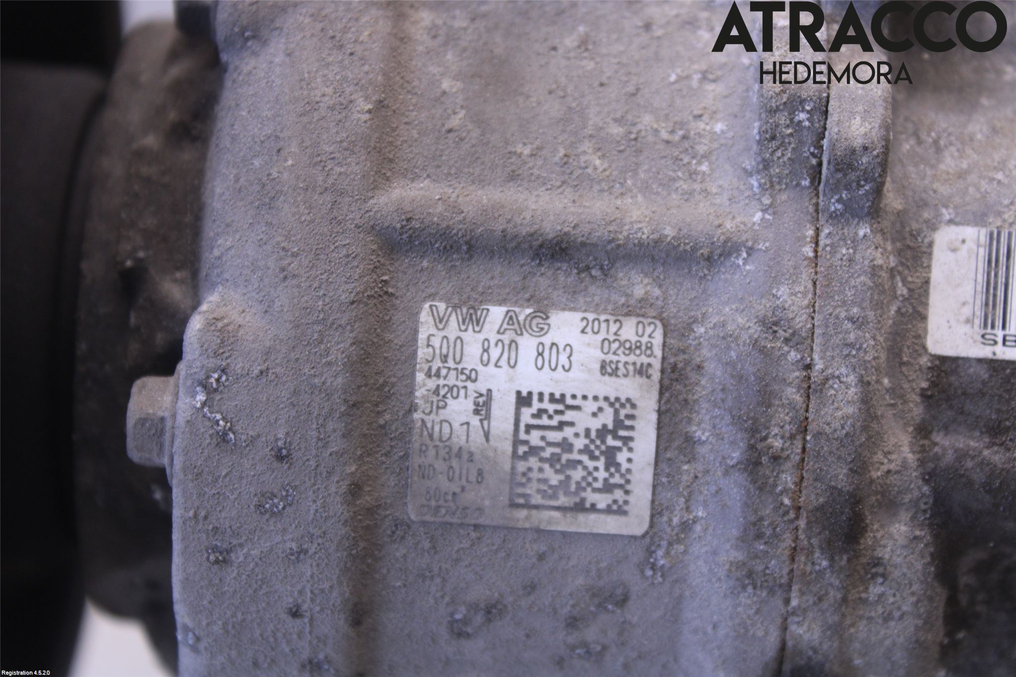 Audi A3/S3 8V 13-20 Varme Ac Kompressor