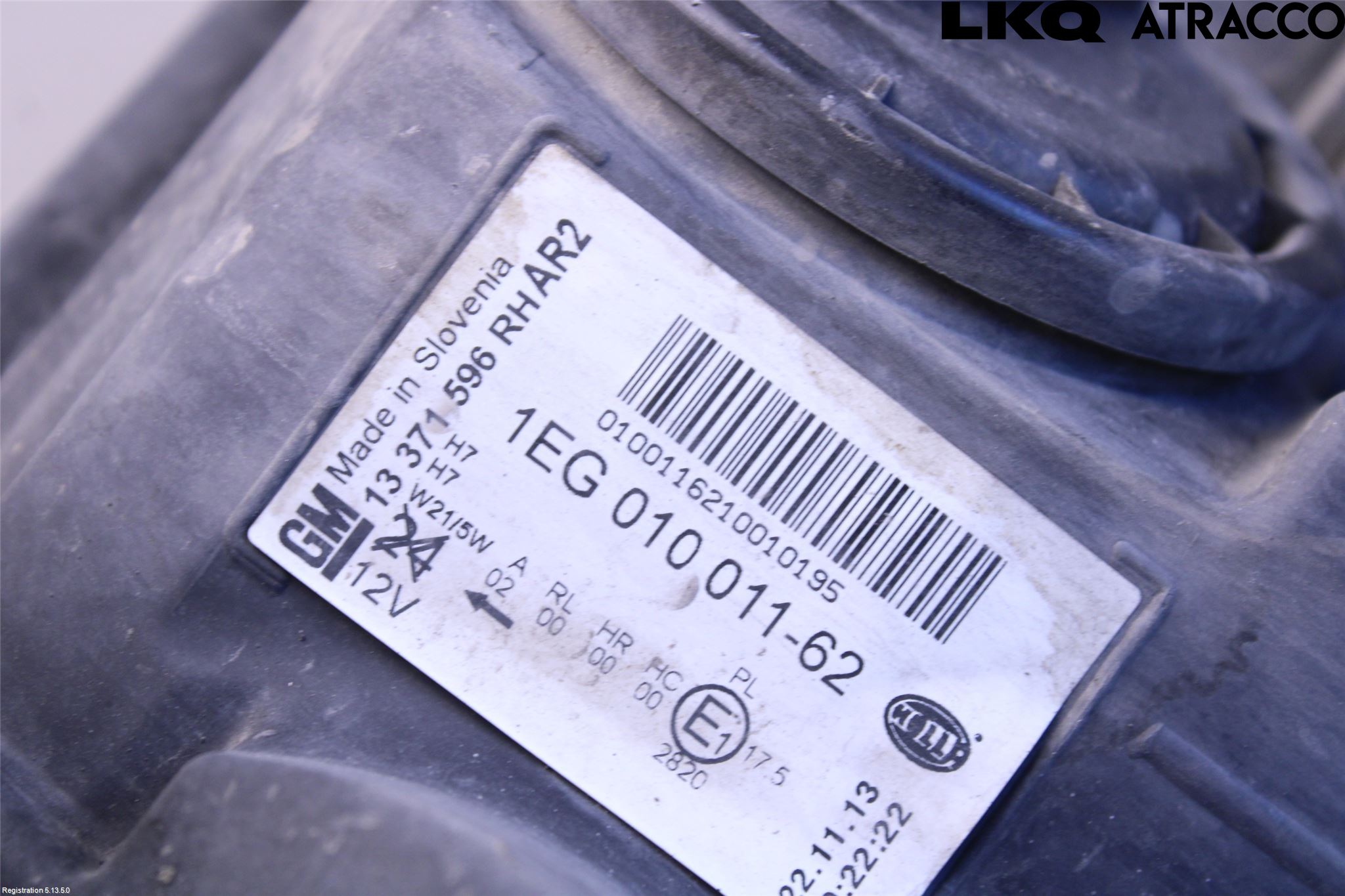 Opel ASTRA J 10-15 Frontlykt Høyre