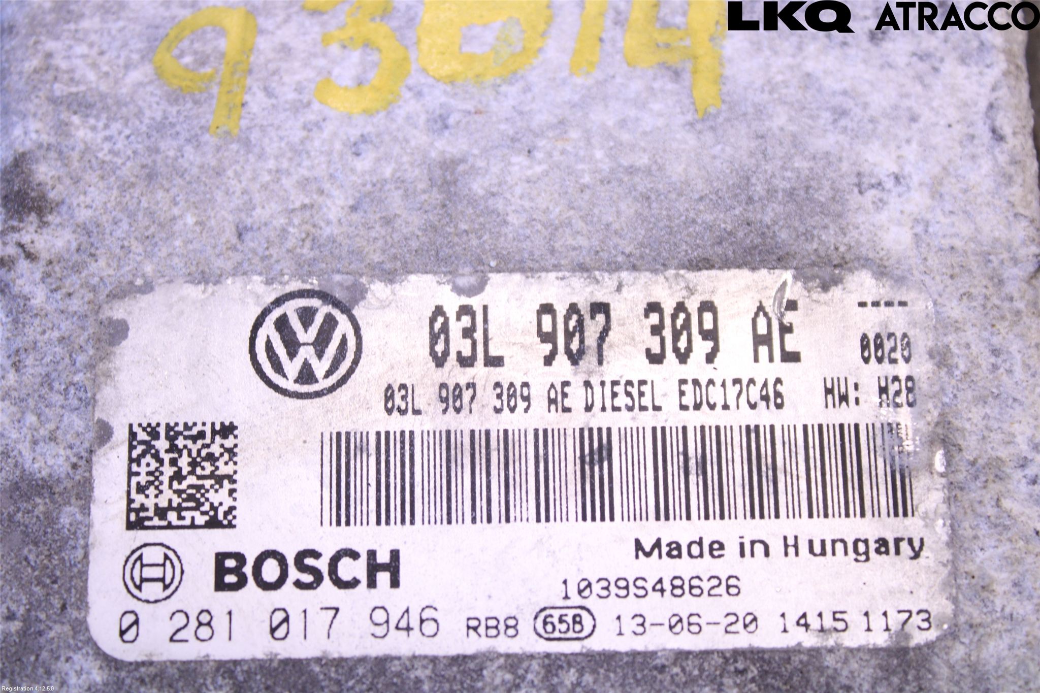 Volkswagen VW PASSAT 11-14 Styreenhet Dieselpumpe