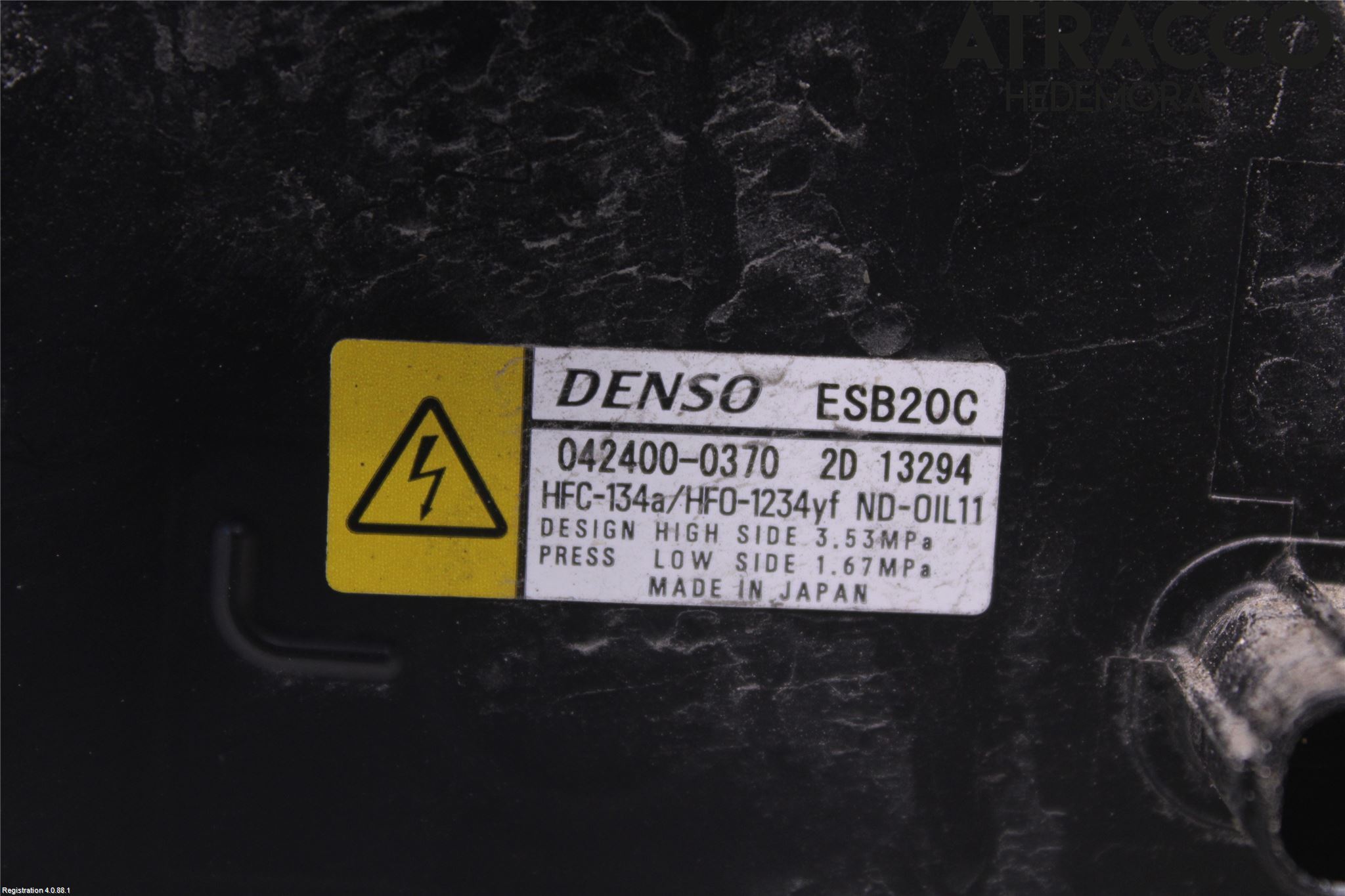 Toyota C-HR 16-23 Varme Ac Kompressor