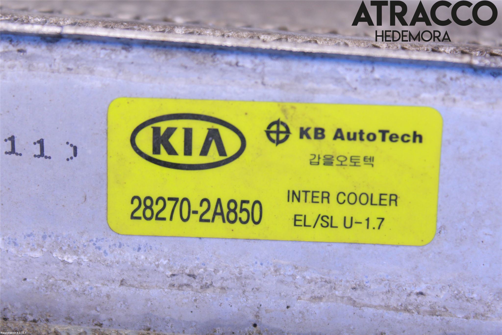 Kia SPORTAGE (SL) 11-15 Intercooler Radiator