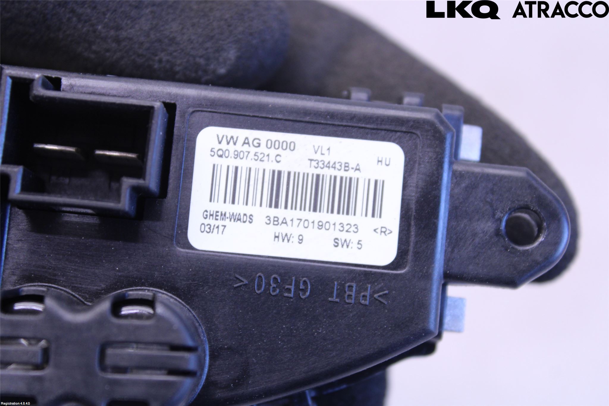 Volkswagen VW GOLF / E-GOLF VII 13-20 Varmeapparat Viftemotstand