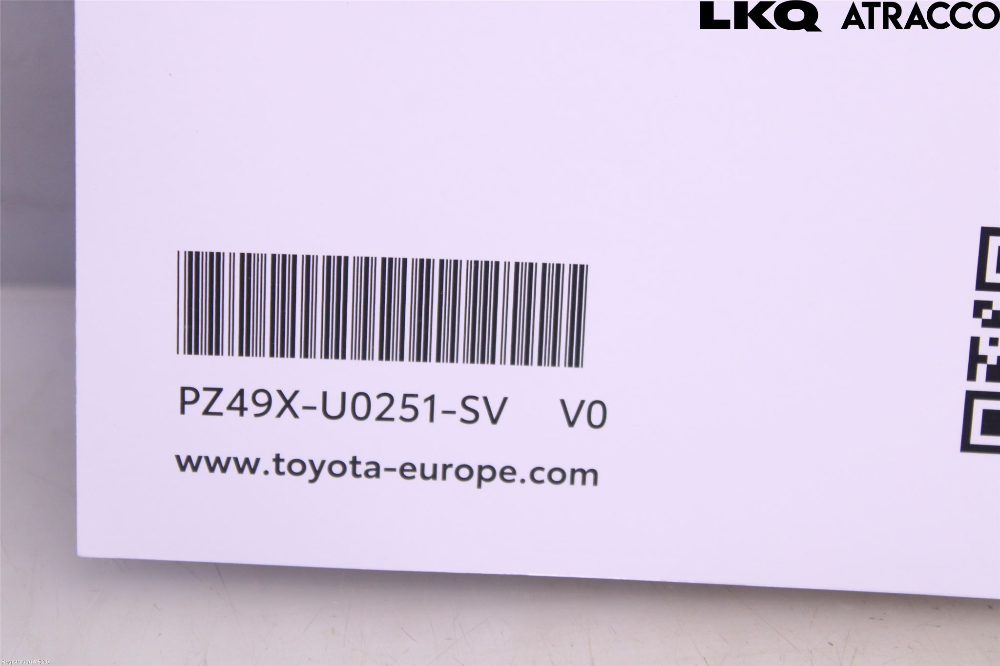 Toyota COROLLA 19- Instruksjonsbok
