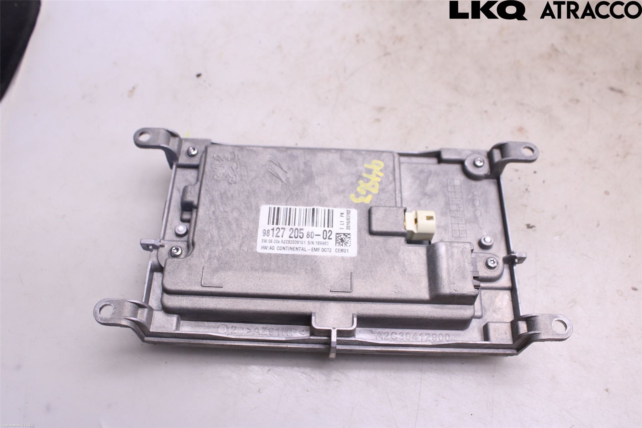 Citroen C4 GRAND PICASSO 14-18 Multifunktionsdisplay
