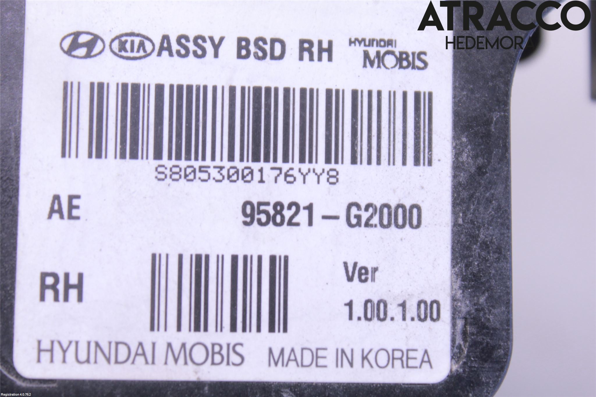 Hyundai IONIQ AE 17-22 Sensor Kollisjonsbeskyttelse