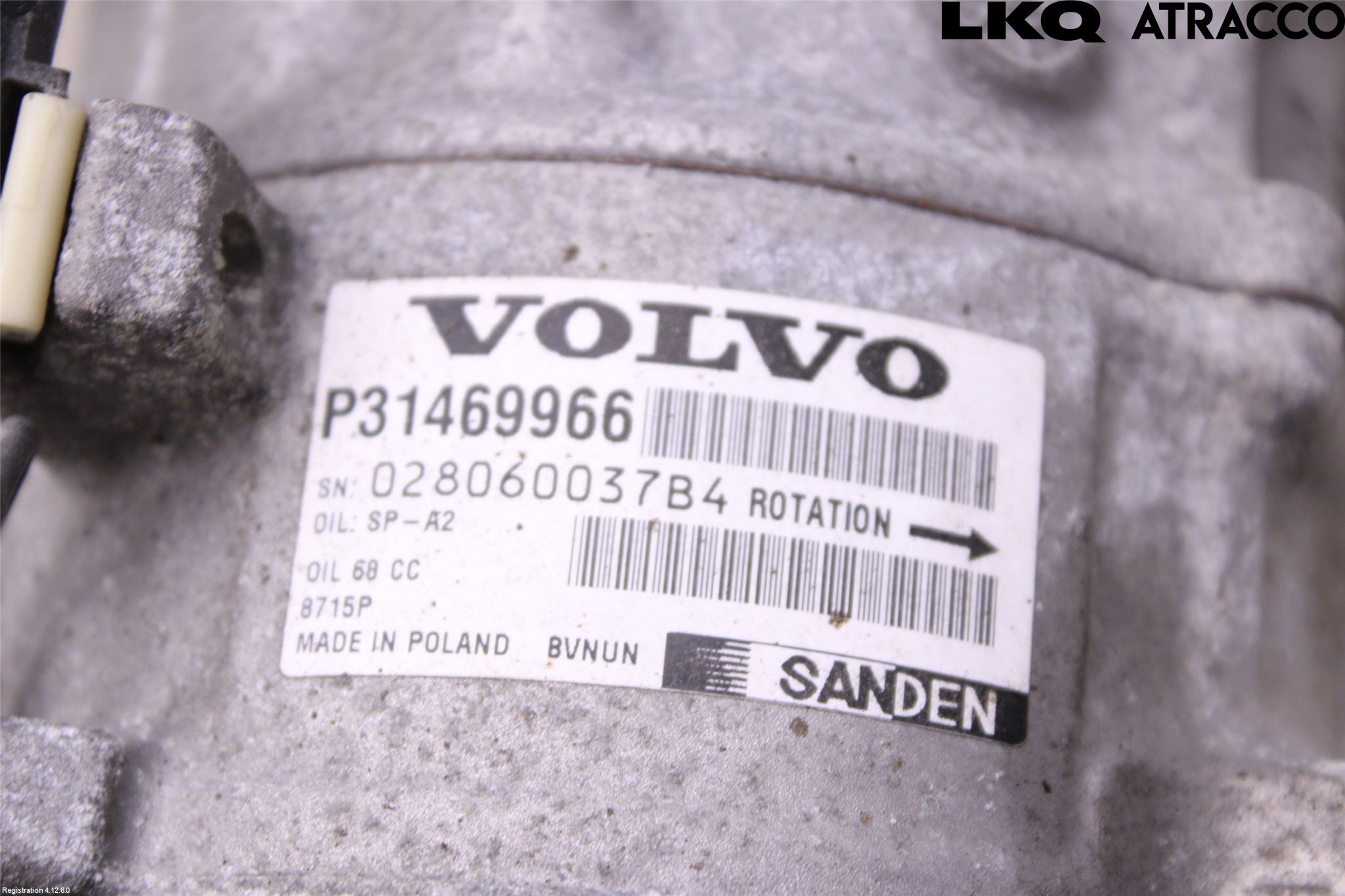 Volvo V90 CROSS COUNTRY 17->> Varme Ac Kompressor