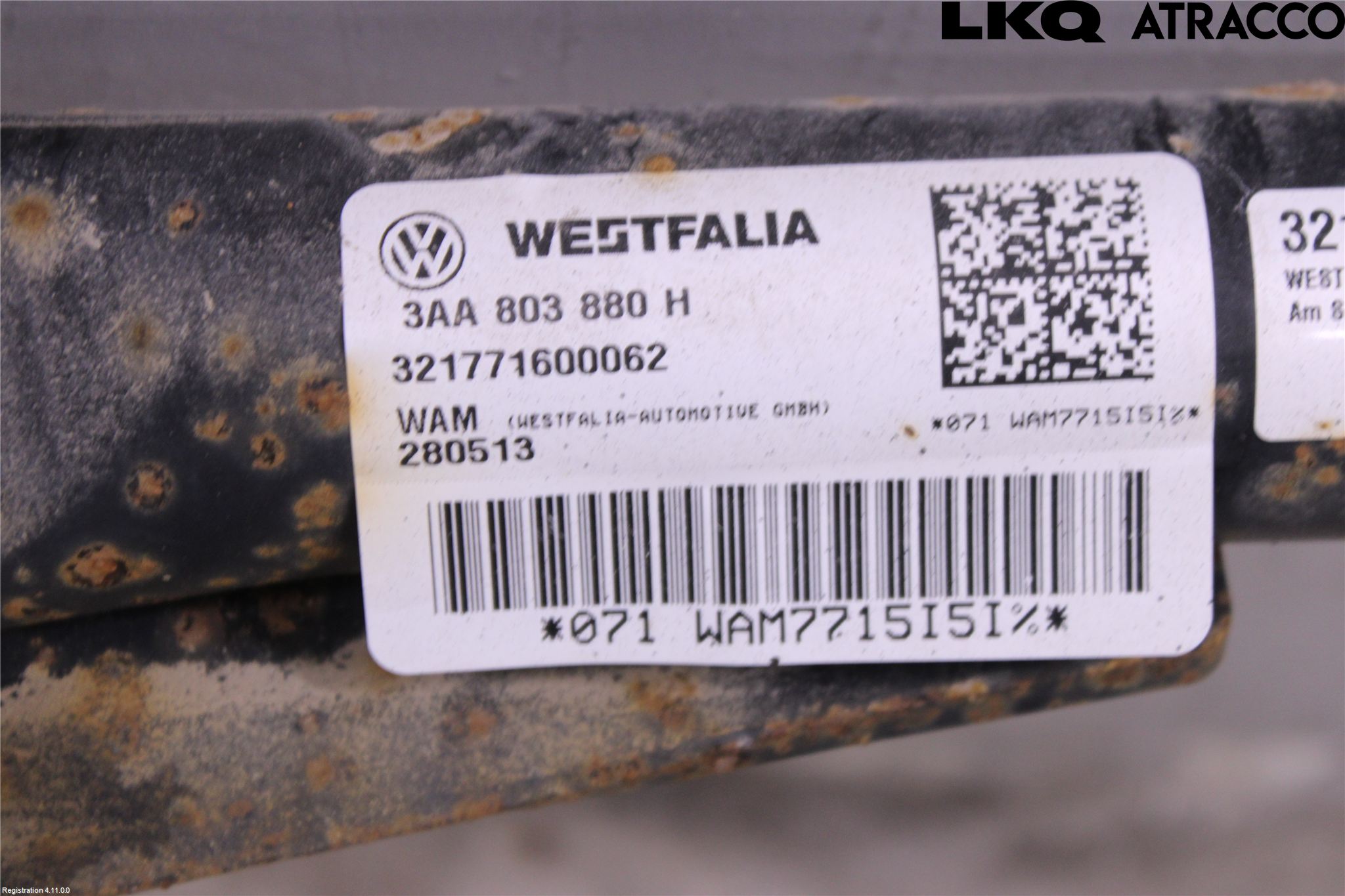 Volkswagen VW PASSAT 11-14 Tilhengerfeste
