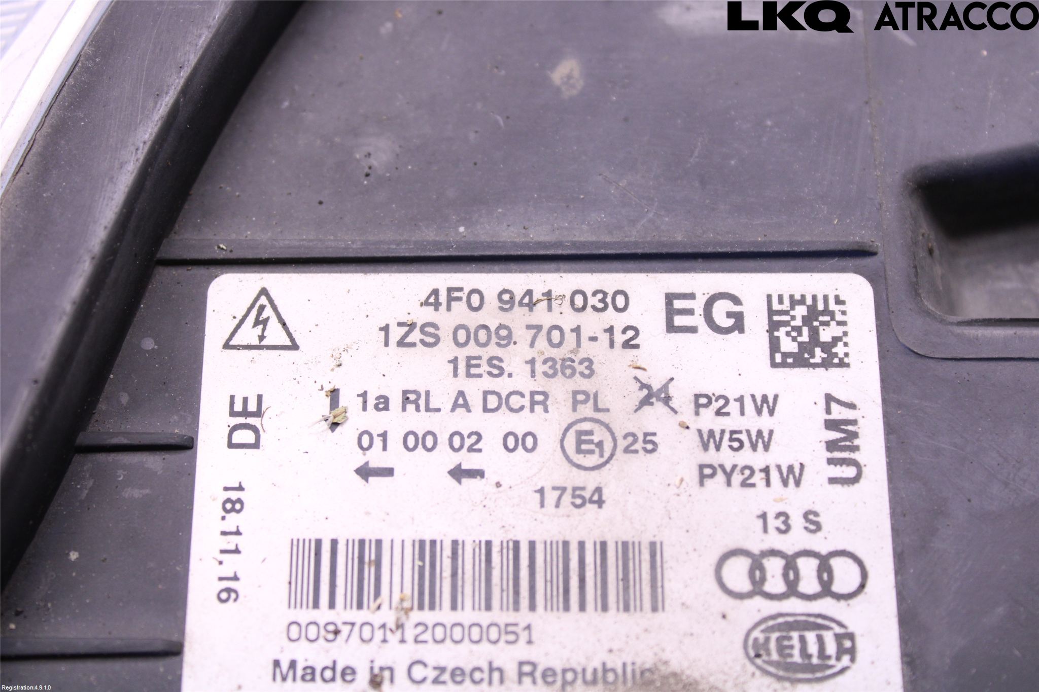 Audi A6/S6     05-11 Frontlykt Høyre