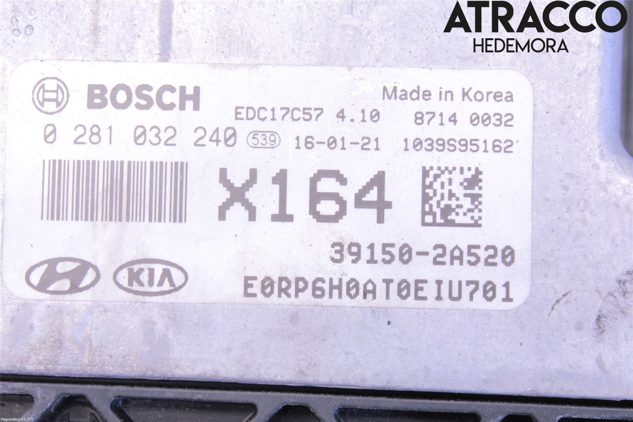 Kia CARENS III 13-19 Styreenhet Dieselpumpe