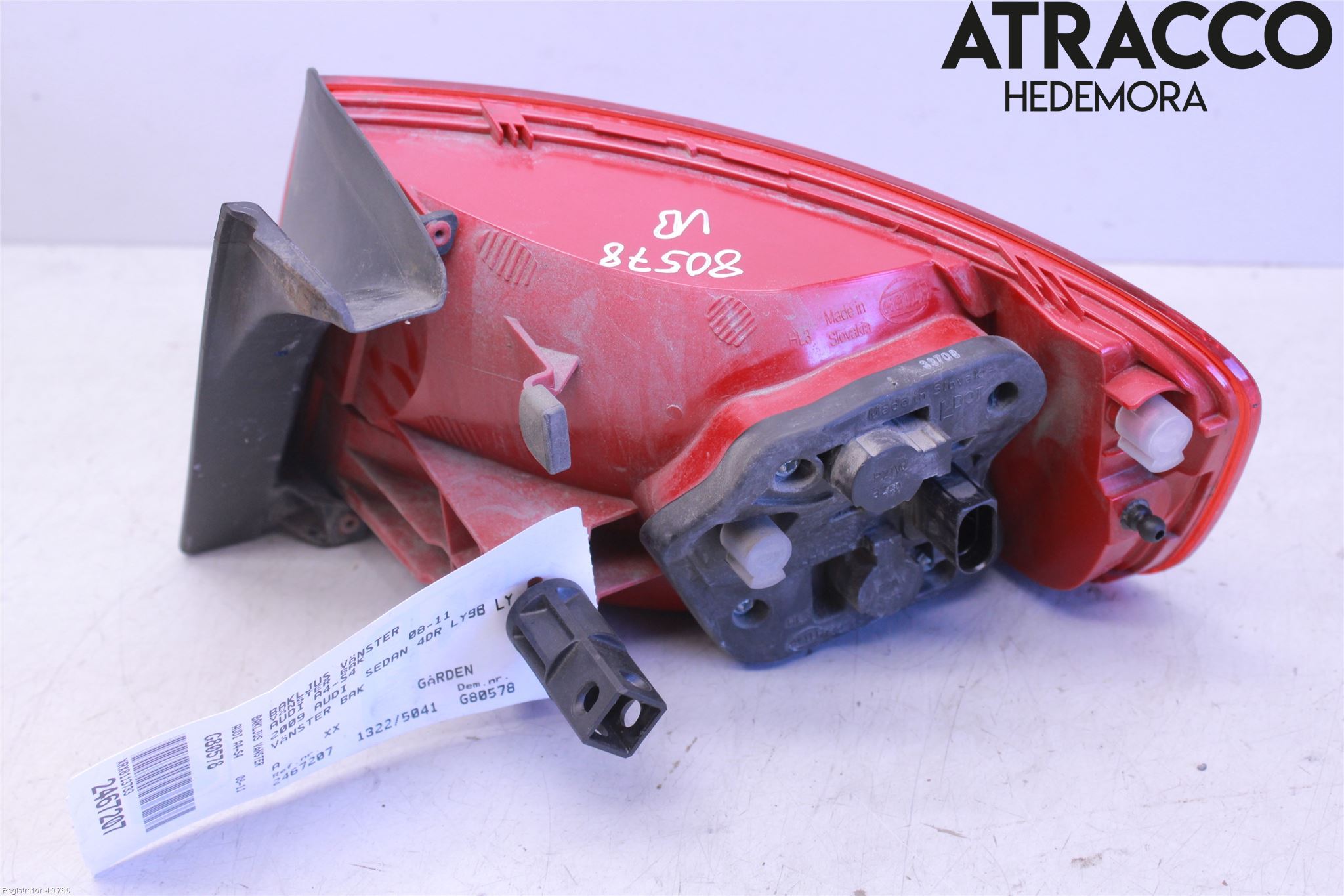 Audi A4/S4 08-11 Baklykt Venstre